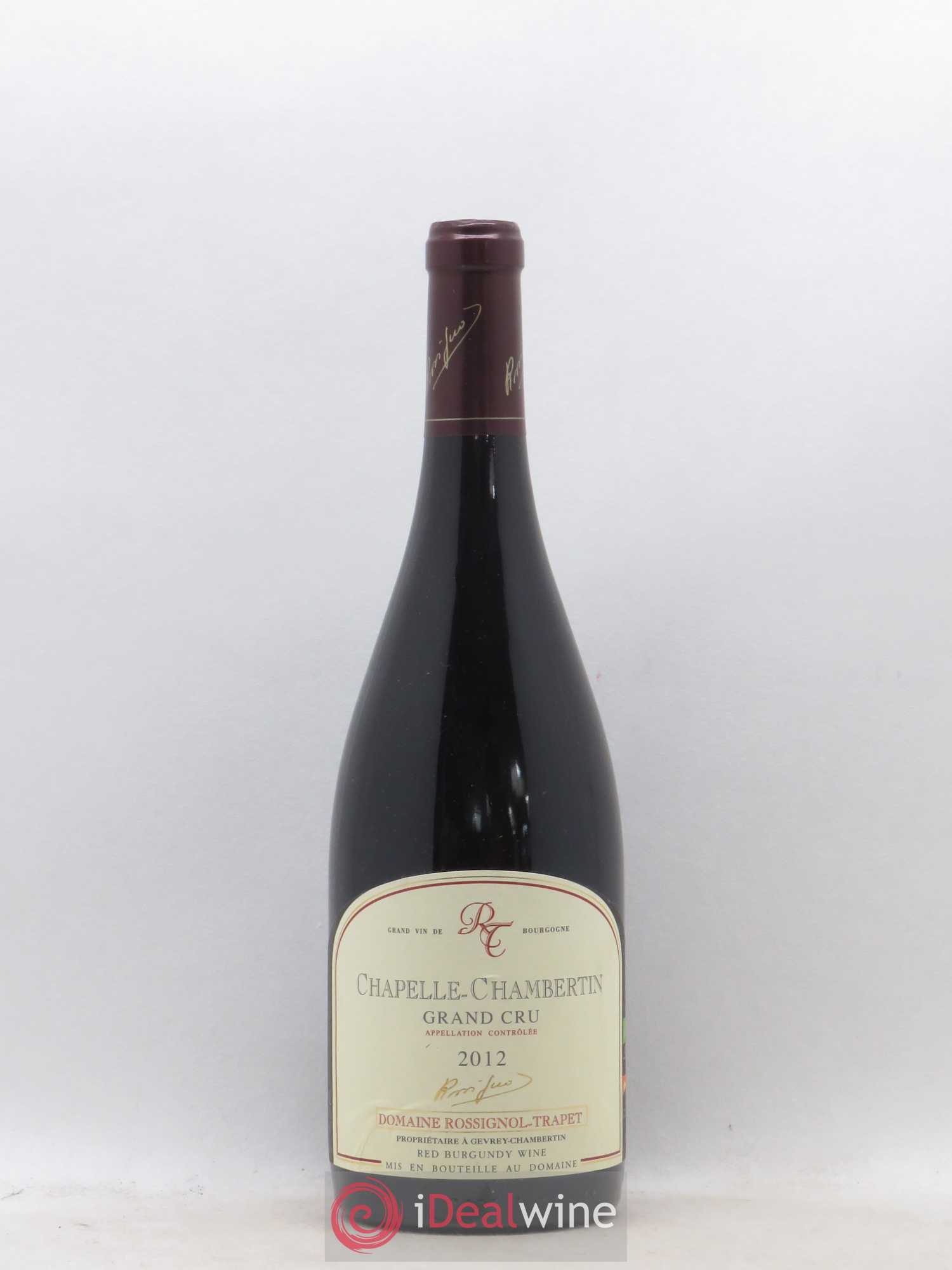 Chapelle-Chambertin Grand Cru Rossignol-Trapet (Domaine) 2012 - Lot de 1 bouteille - 0