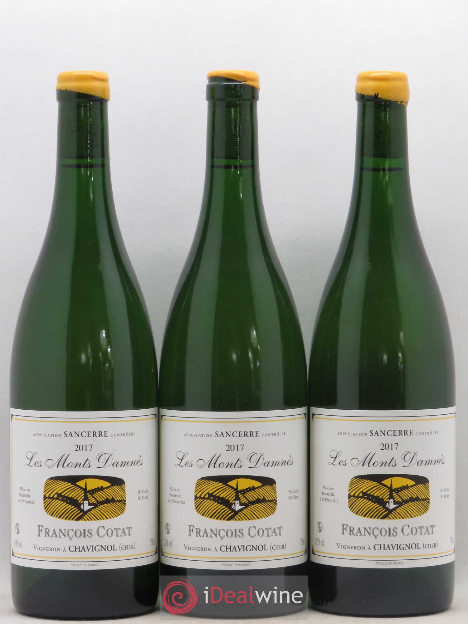 Sancerre Les Monts Damnés François Cotat 2017 - Lot de 3 bouteilles - 0