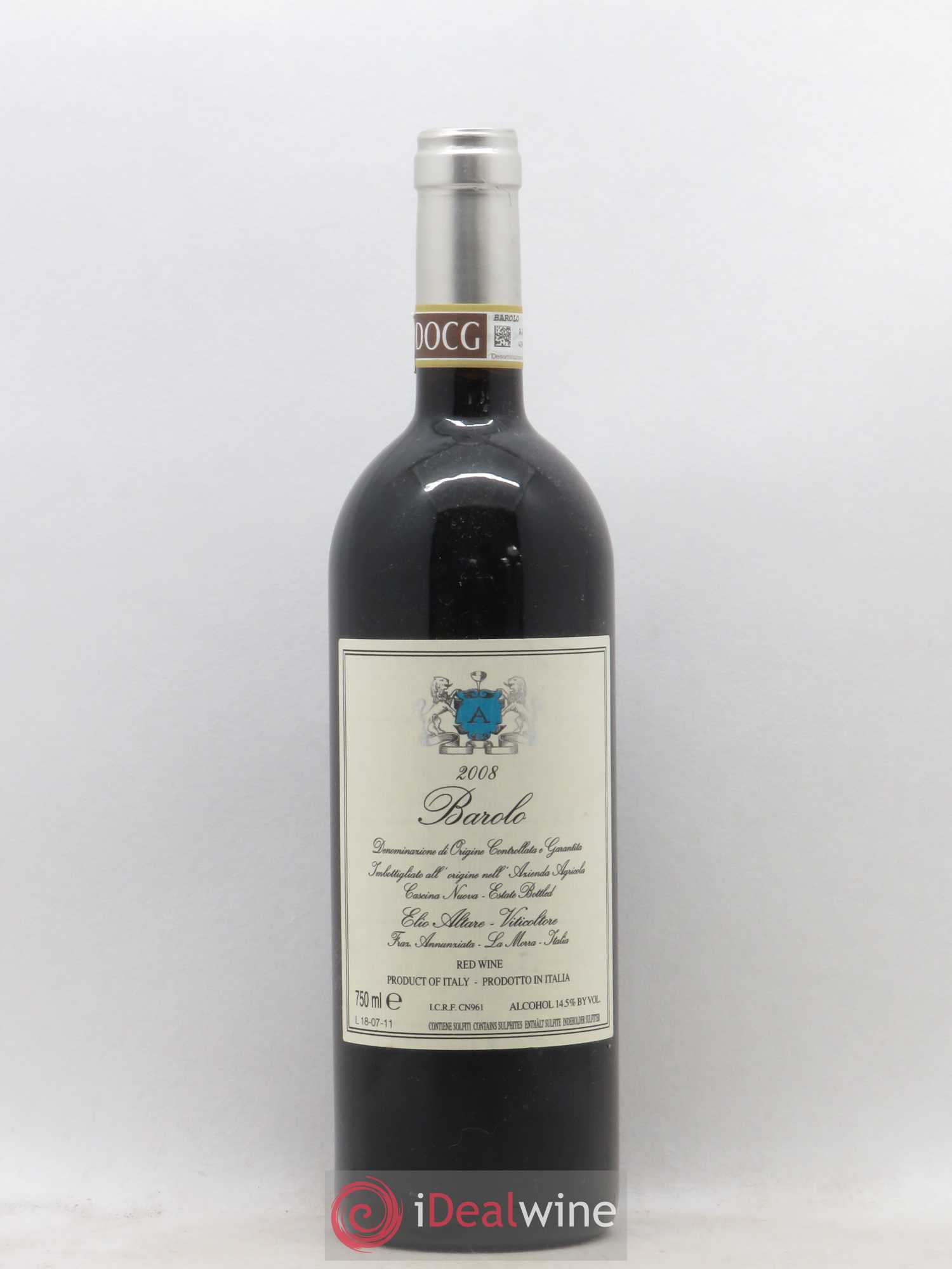 Barolo DOCG Elio Altare 2008 - Lot de 1 bouteille - 0