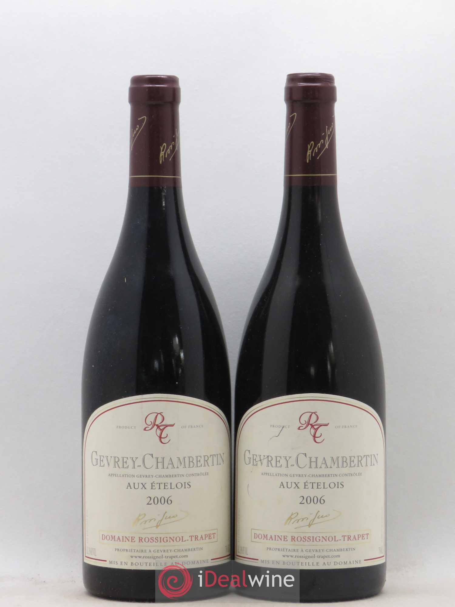 Gevrey-Chambertin Aux Etelois Rossignol-Trapet (Domaine) 2006 - Lot de 2 bouteilles - 0