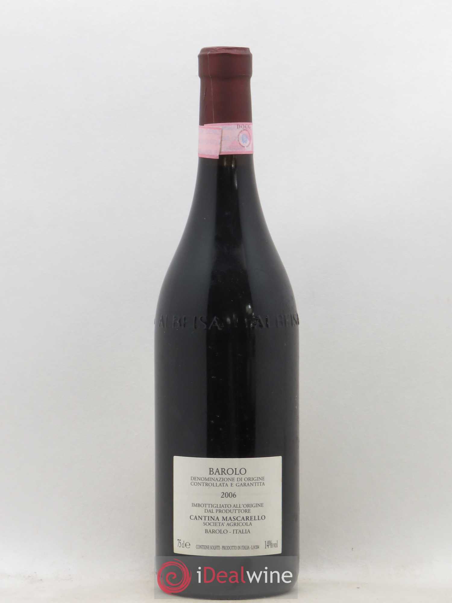 Barolo DOCG Bartolo Mascarello 2006 - Lot de 1 bouteille - 1