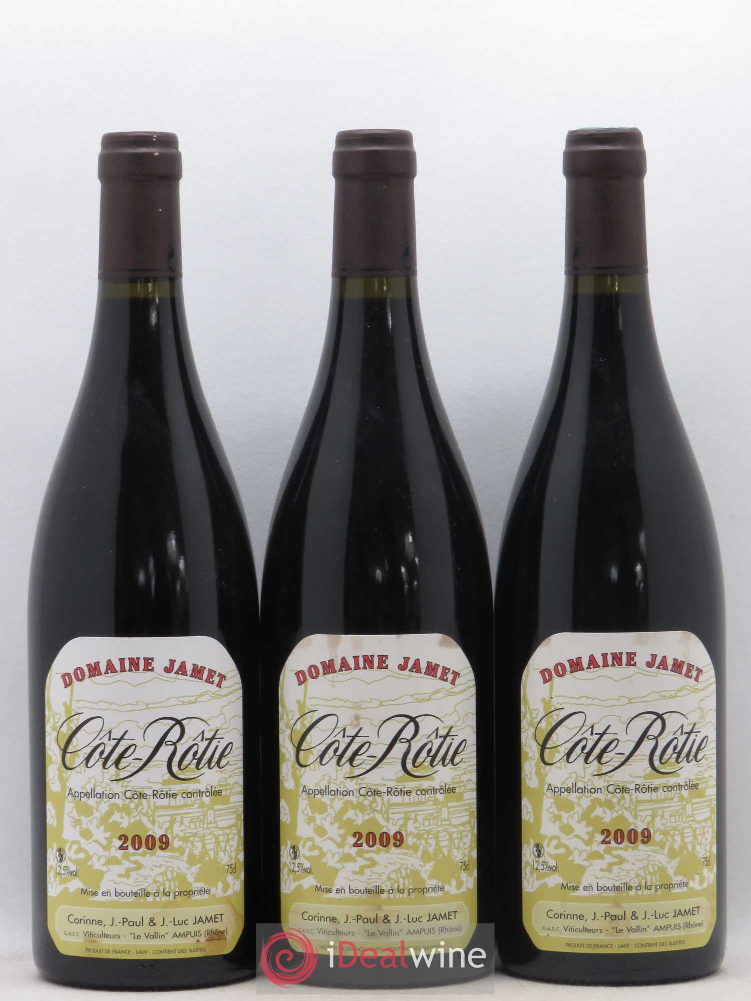 Côte-Rôtie Jamet (Domaine) 2009 - Lot de 3 bouteilles - 0