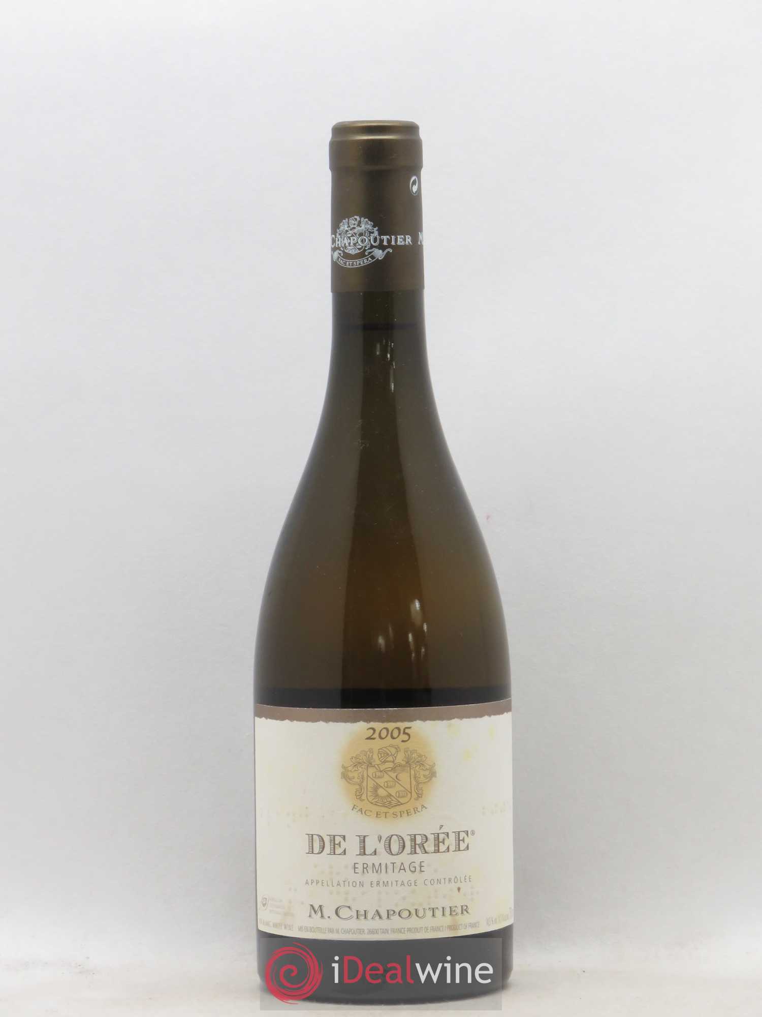 Hermitage Ermitage de l'Orée Chapoutier 2005 - Lot de 1 bouteille - 0