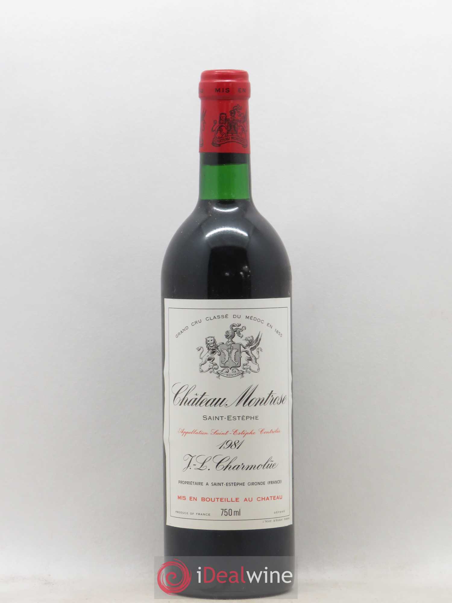 Château Montrose 2ème Grand Cru Classé 1981 - Lot de 1 bouteille - 0