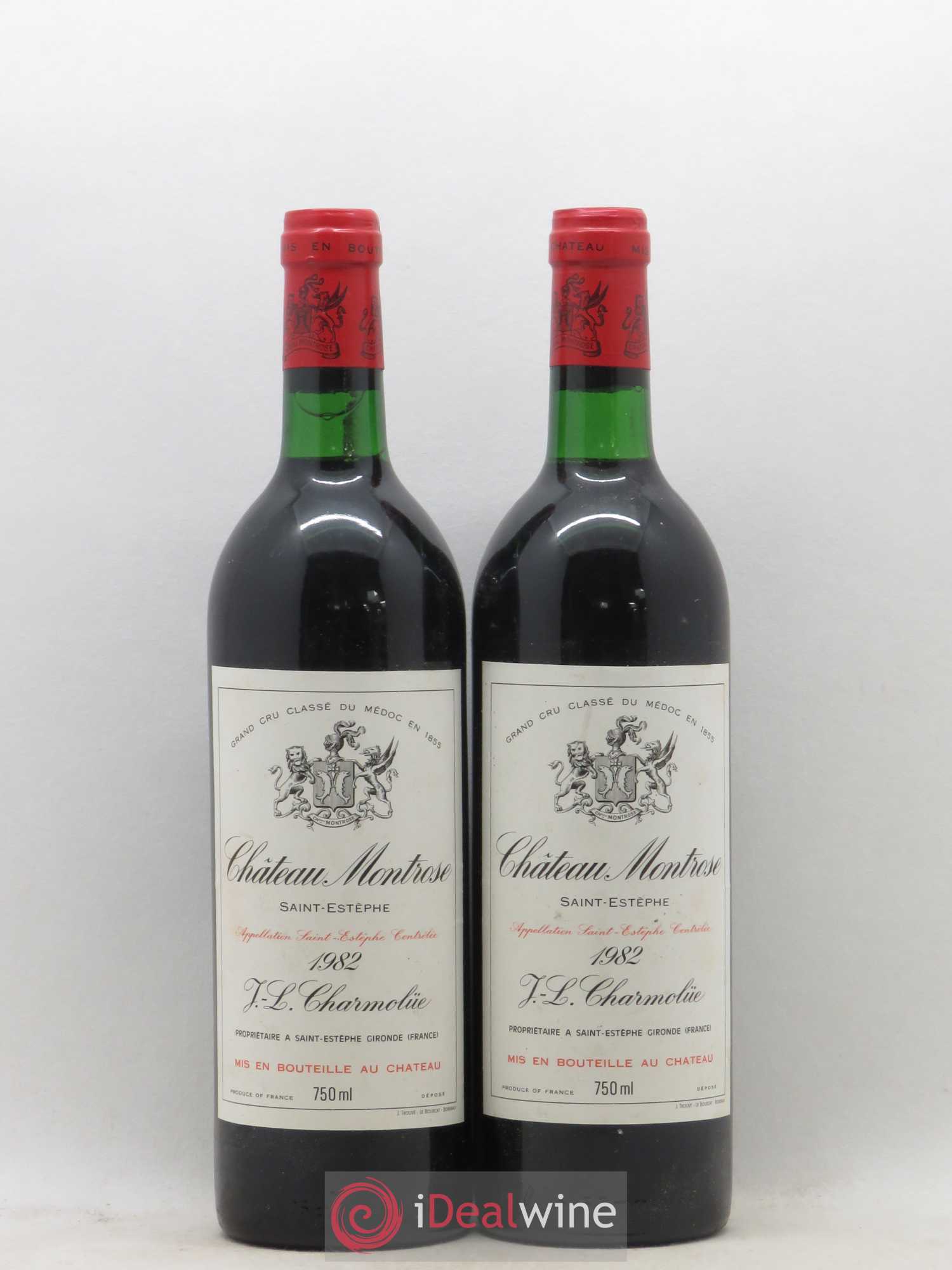 Château Montrose 2ème Grand Cru Classé 1982 - Lot de 2 bouteilles - 0