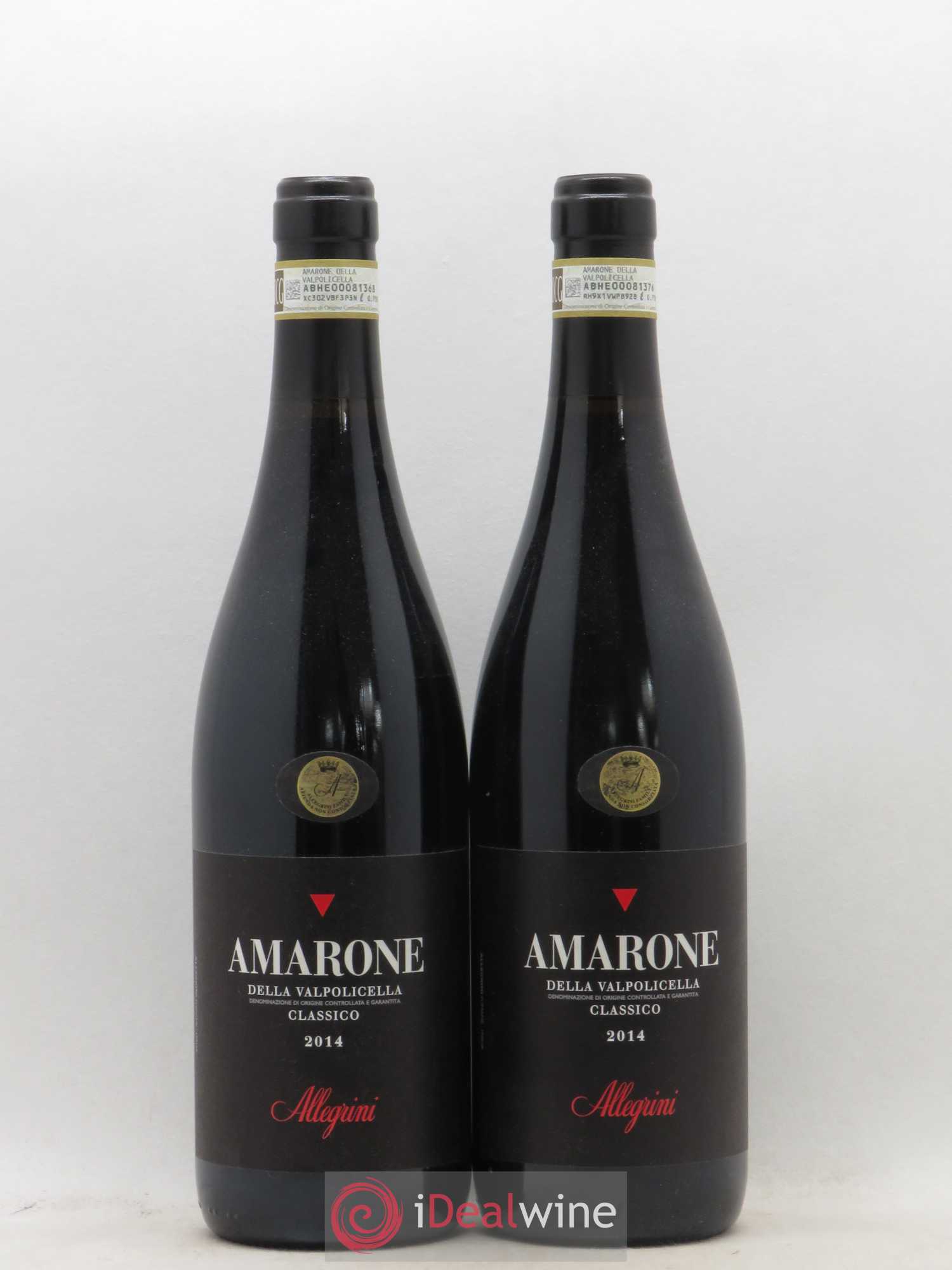 Amarone della Valpolicella DOC Classico Allegrini 2014 - Lot de 2 bouteilles - 0