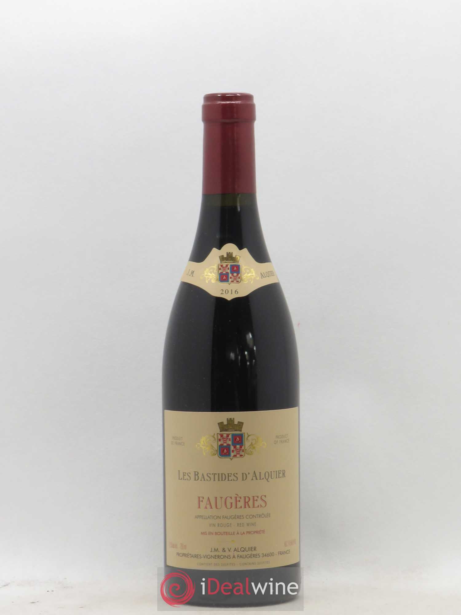 Faugères Domaine Jean-Michel Alquier Les Bastides d'Alquier 2016 - Lot de 1 bouteille - 0