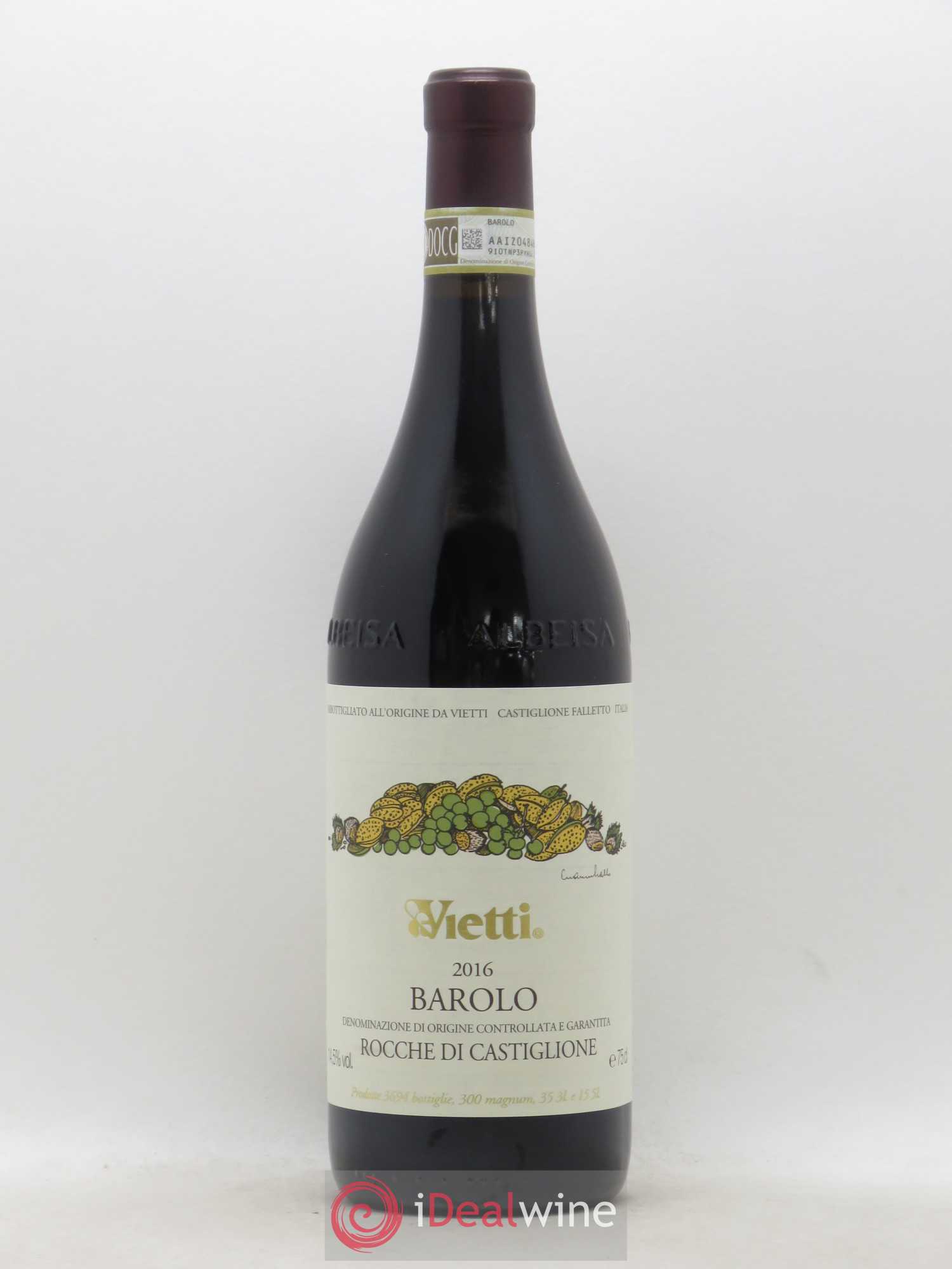 Barolo DOCG Vietti Rocche di Castiglione 2016 - Lotto di 1 bottiglia - 0