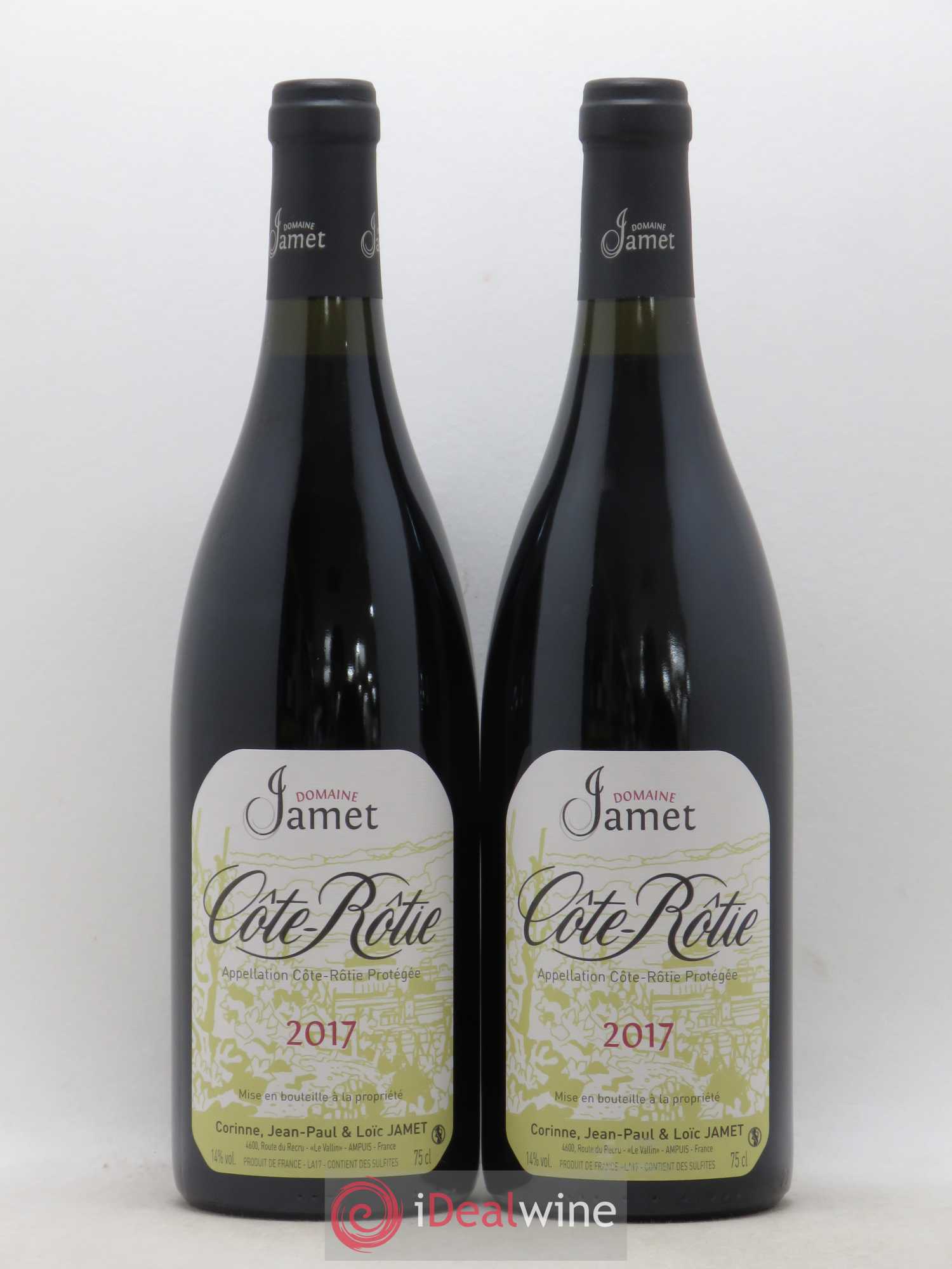 Côte-Rôtie Jamet (Domaine) 2017 - Lot de 2 bouteilles - 0