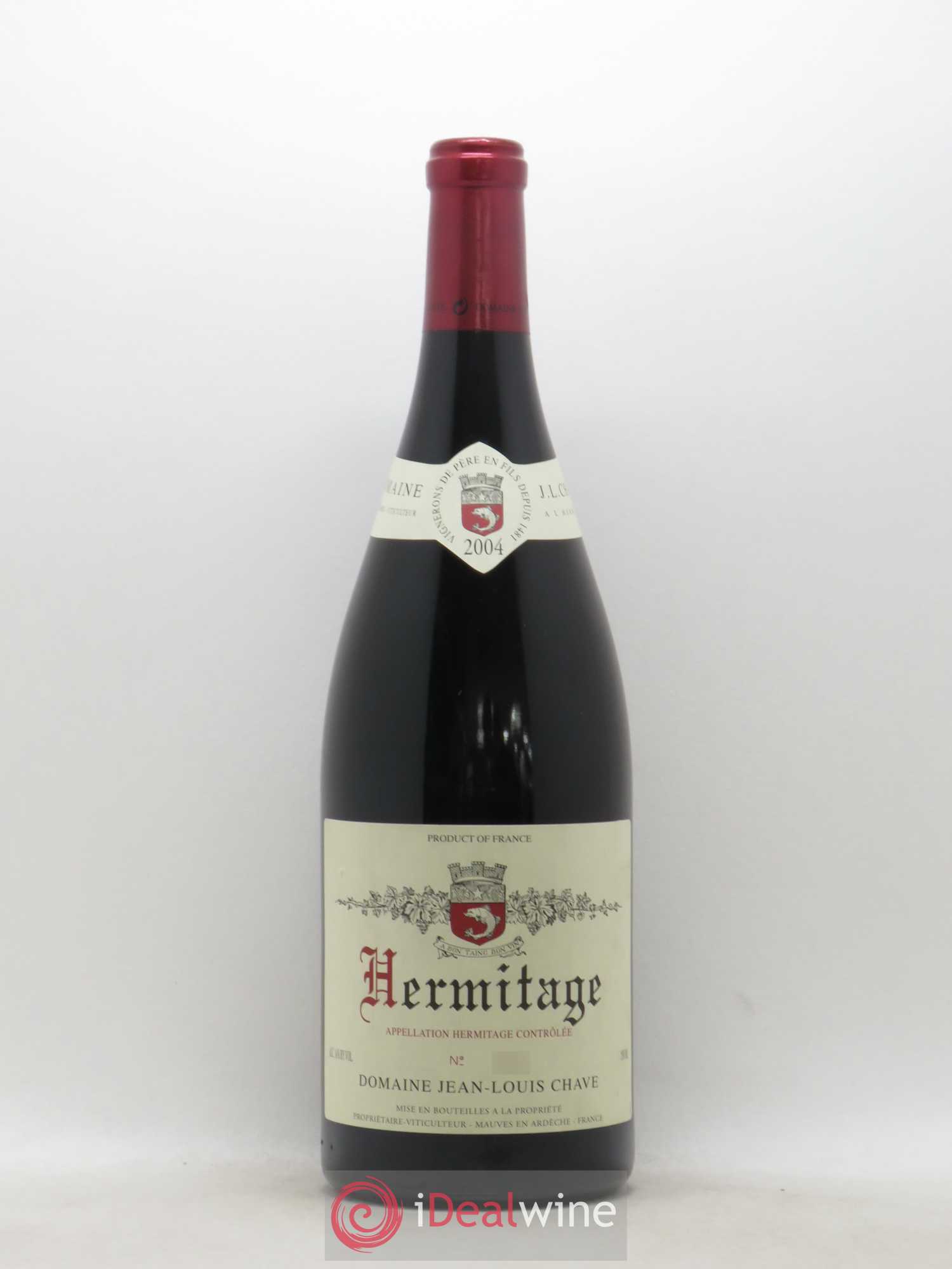 Hermitage Jean-Louis Chave 2004 - Lot de 1 magnum - 0