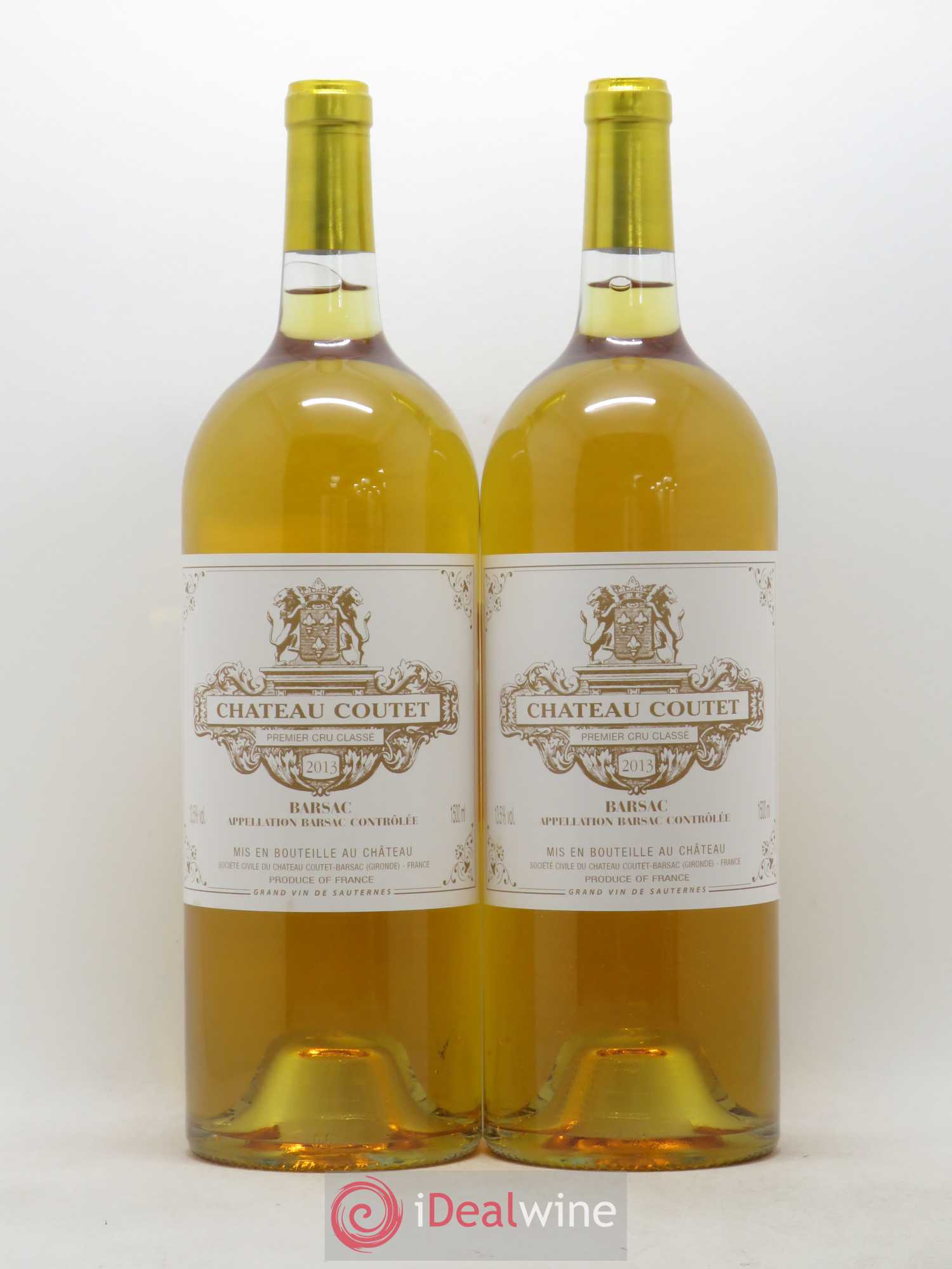 Château Coutet 1er Grand Cru Classé 2013 - Lotto di 2 magnum - 0