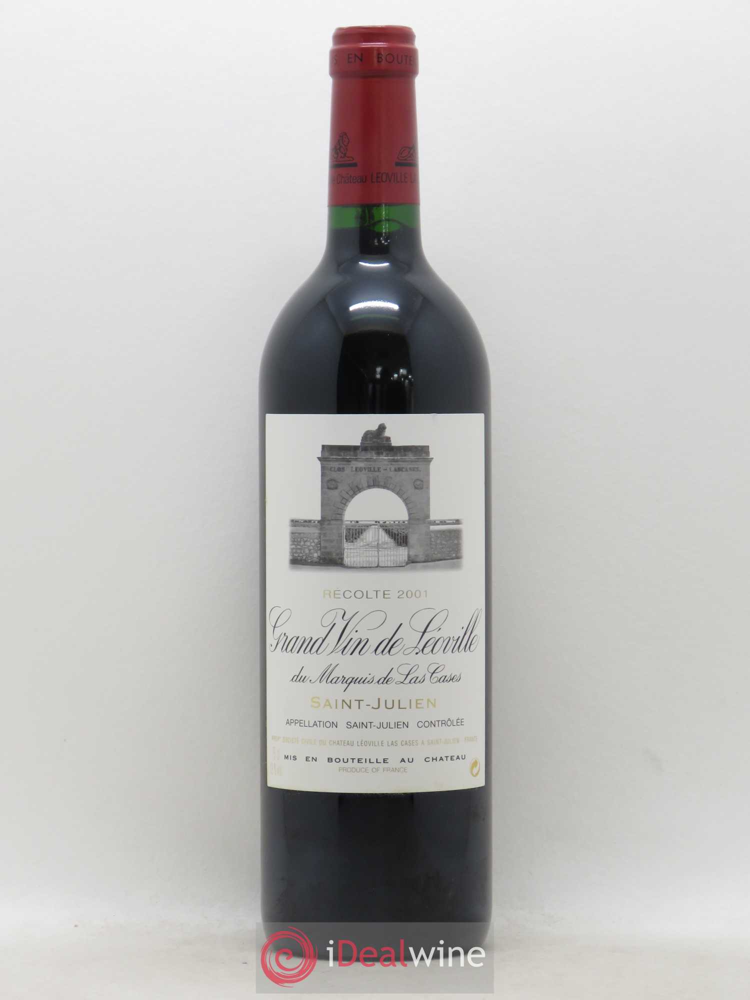 Château Léoville Las Cases 2ème Grand Cru Classé 2001 - Lot de 1 bouteille - 0