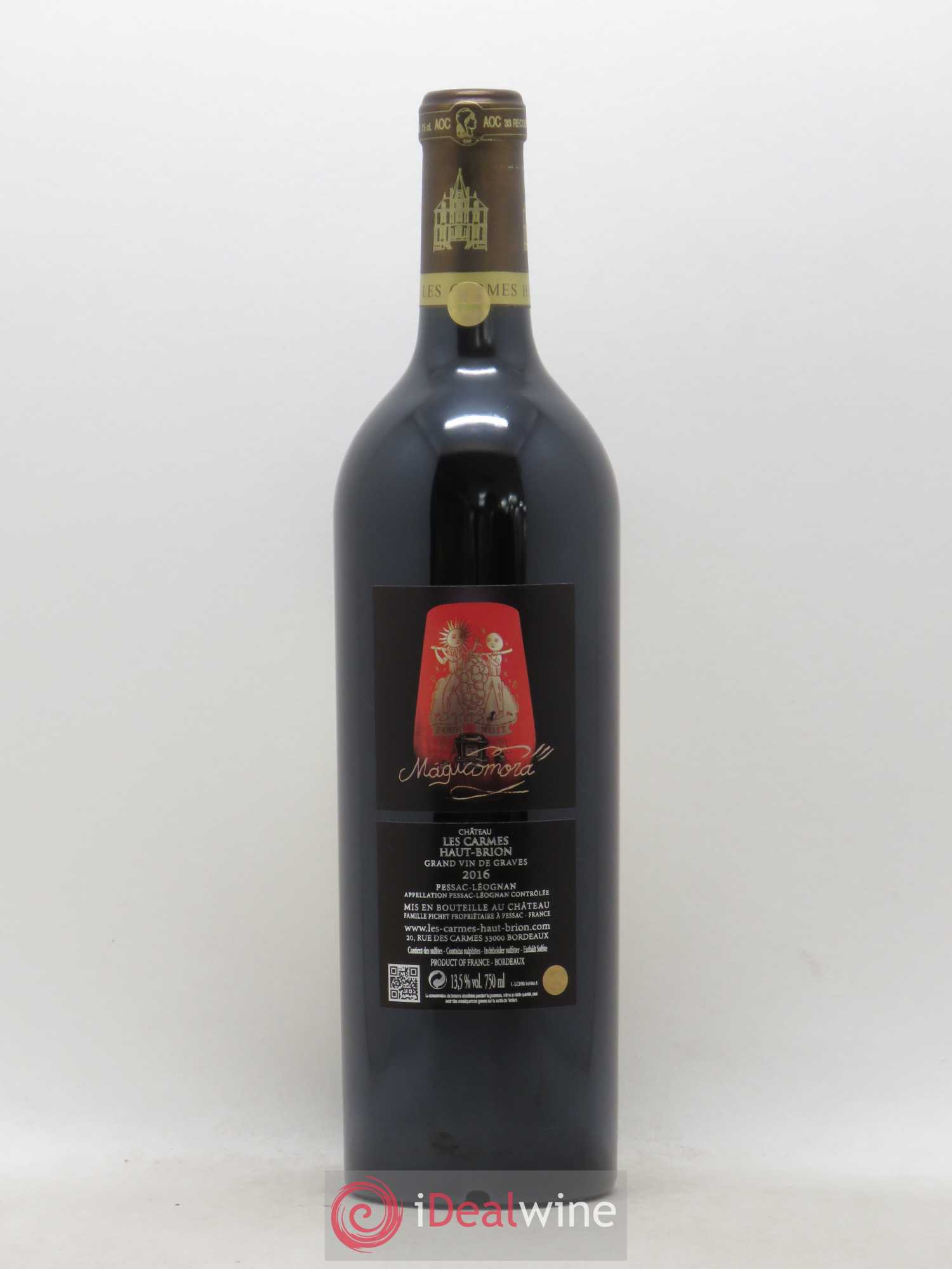 Château Les Carmes Haut-Brion 2016 - Lot de 1 bouteille - 1