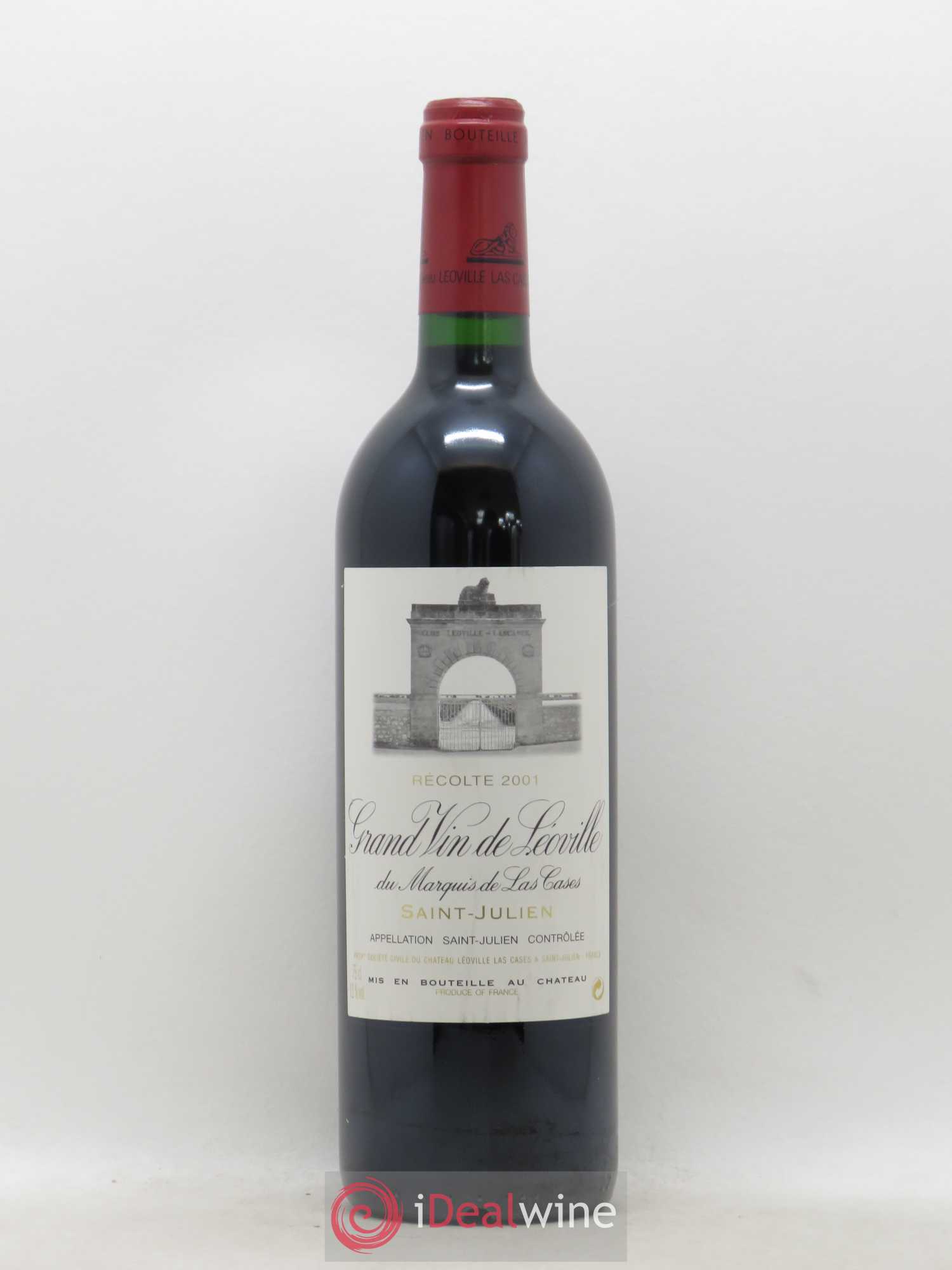 Château Léoville Las Cases 2ème Grand Cru Classé 2001 - Lot de 1 bouteille - 0