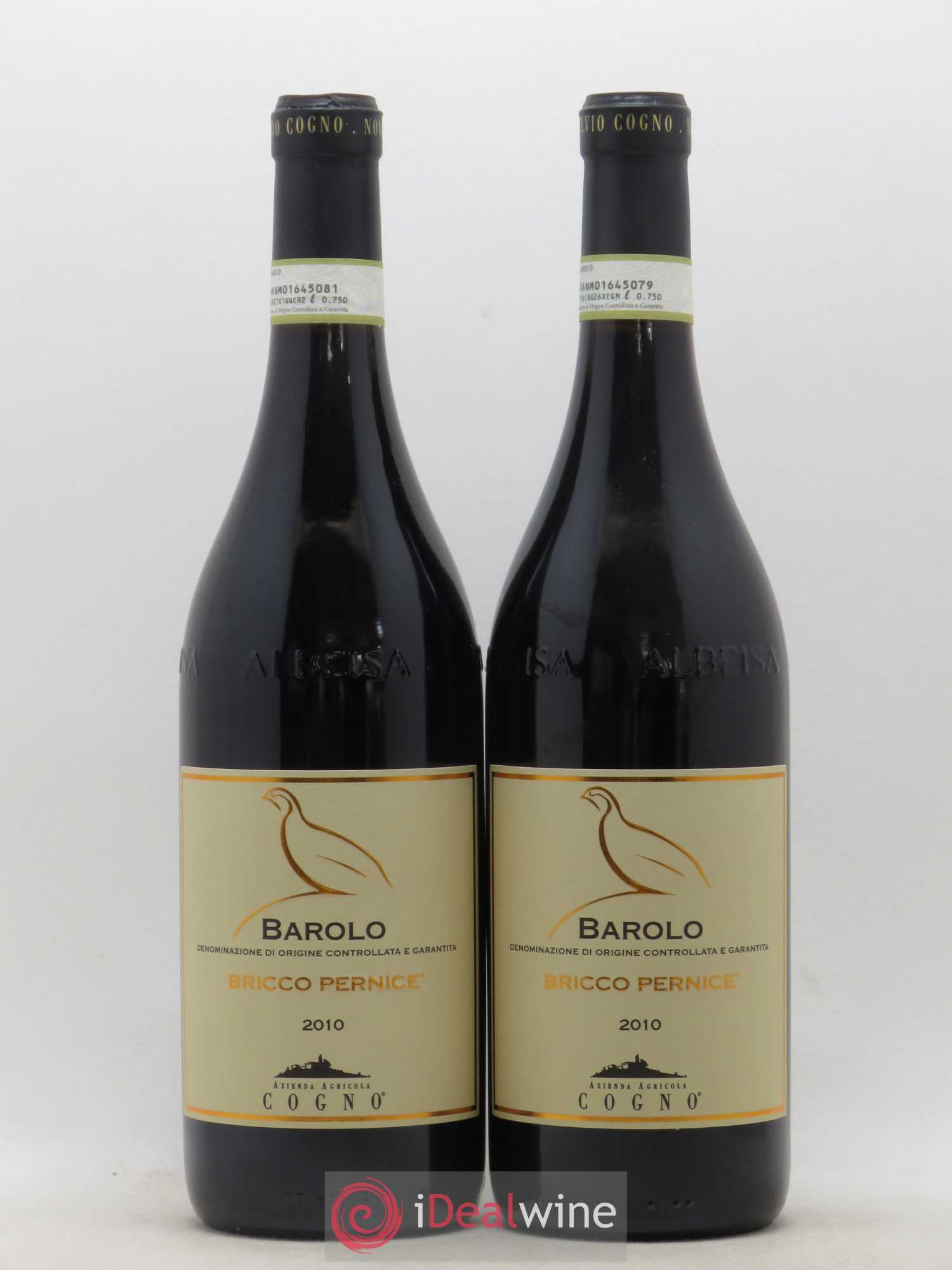 Barolo Elvio Cogno Bricco Pernice 2010 - Posten von 2 Flaschen - 0