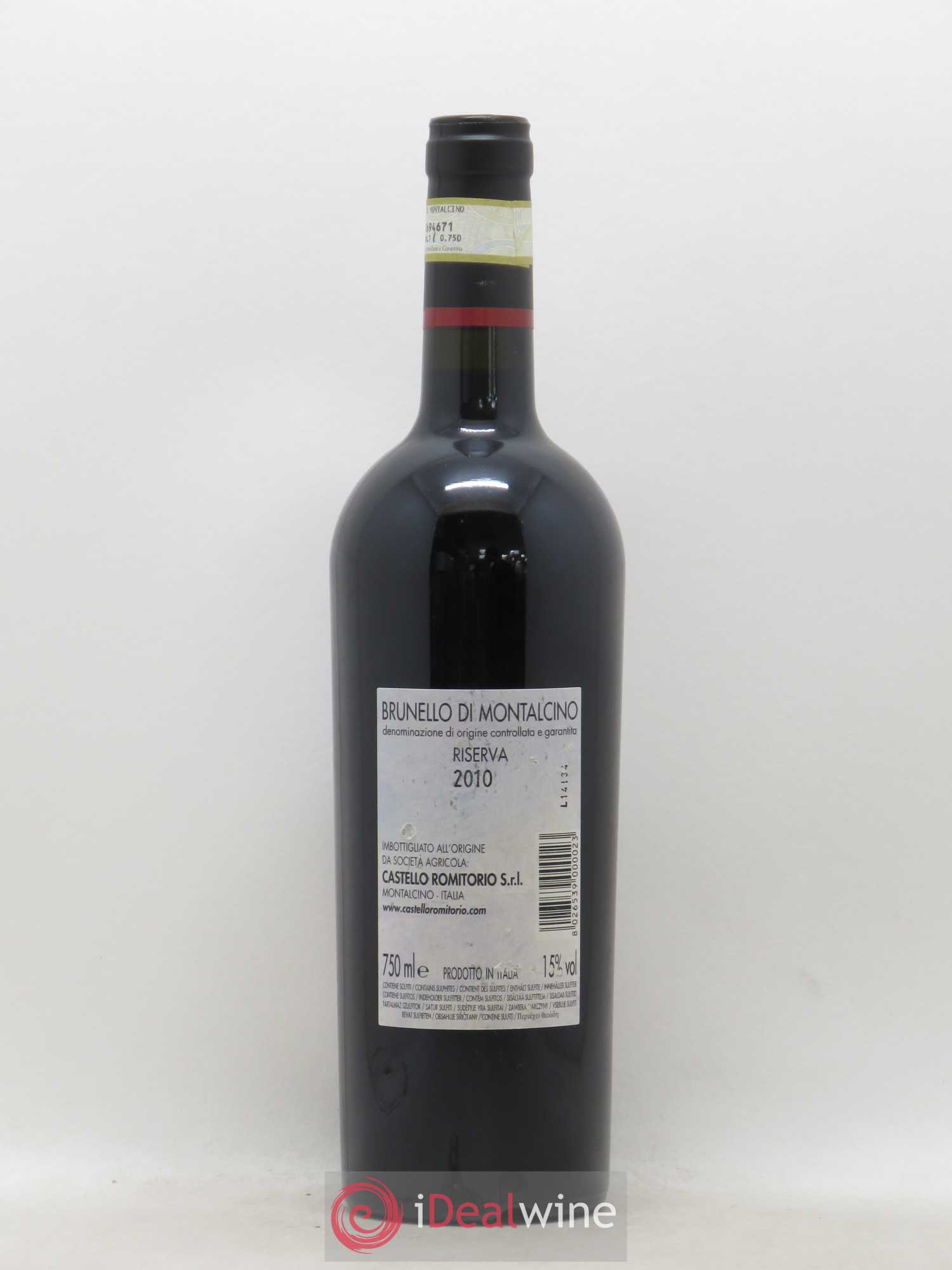 Brunello di Montalcino DOCG Castello Romitorio Riserva 2010 - Lot of 1 bottle - 1