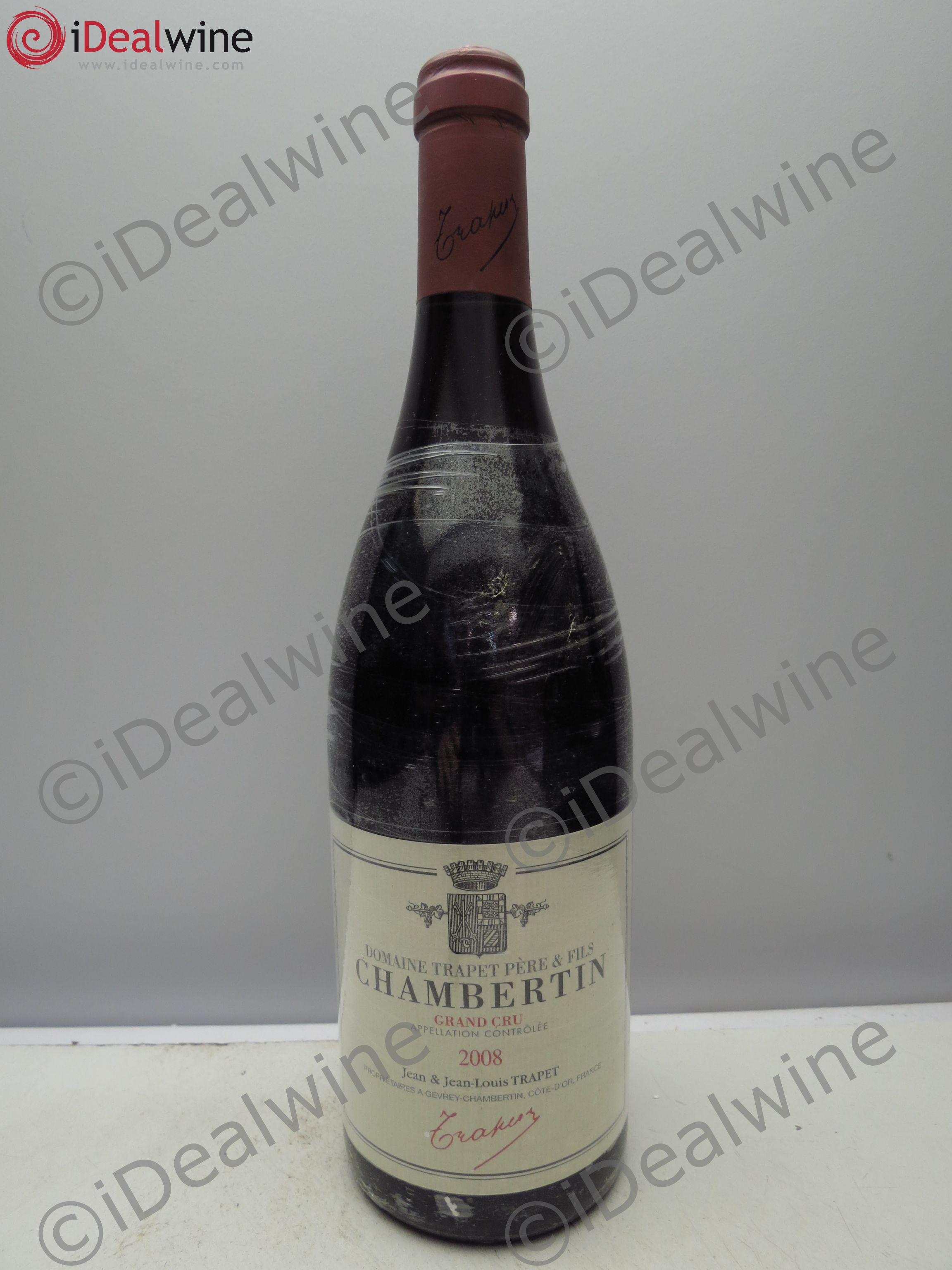 Chambertin Grand Cru Domaine Trapet 2008 - Lot de 1 bouteille - 0