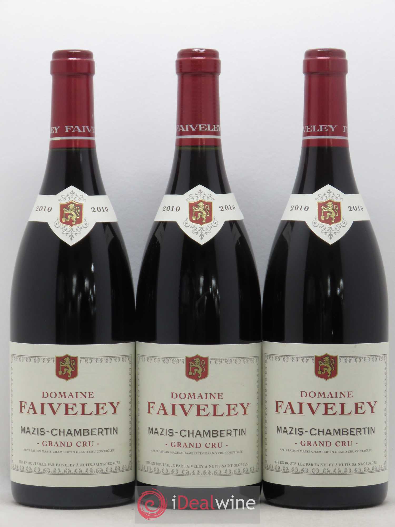 Mazis-Chambertin Grand Cru Faiveley 2010 - Lot de 3 bouteilles - 0
