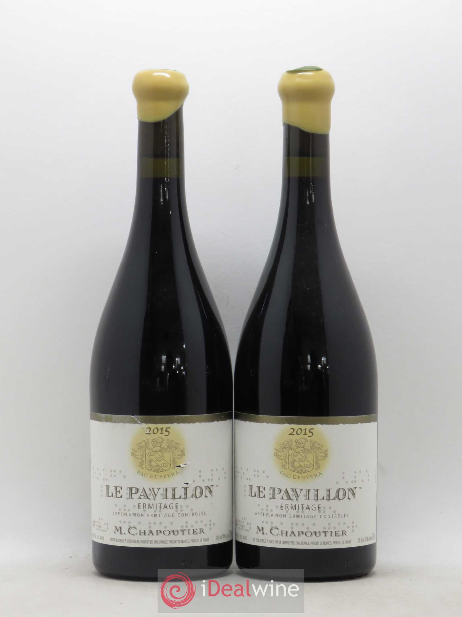 Hermitage Ermitage Le Pavillon Chapoutier 2015 - Lot de 2 bouteilles - 0