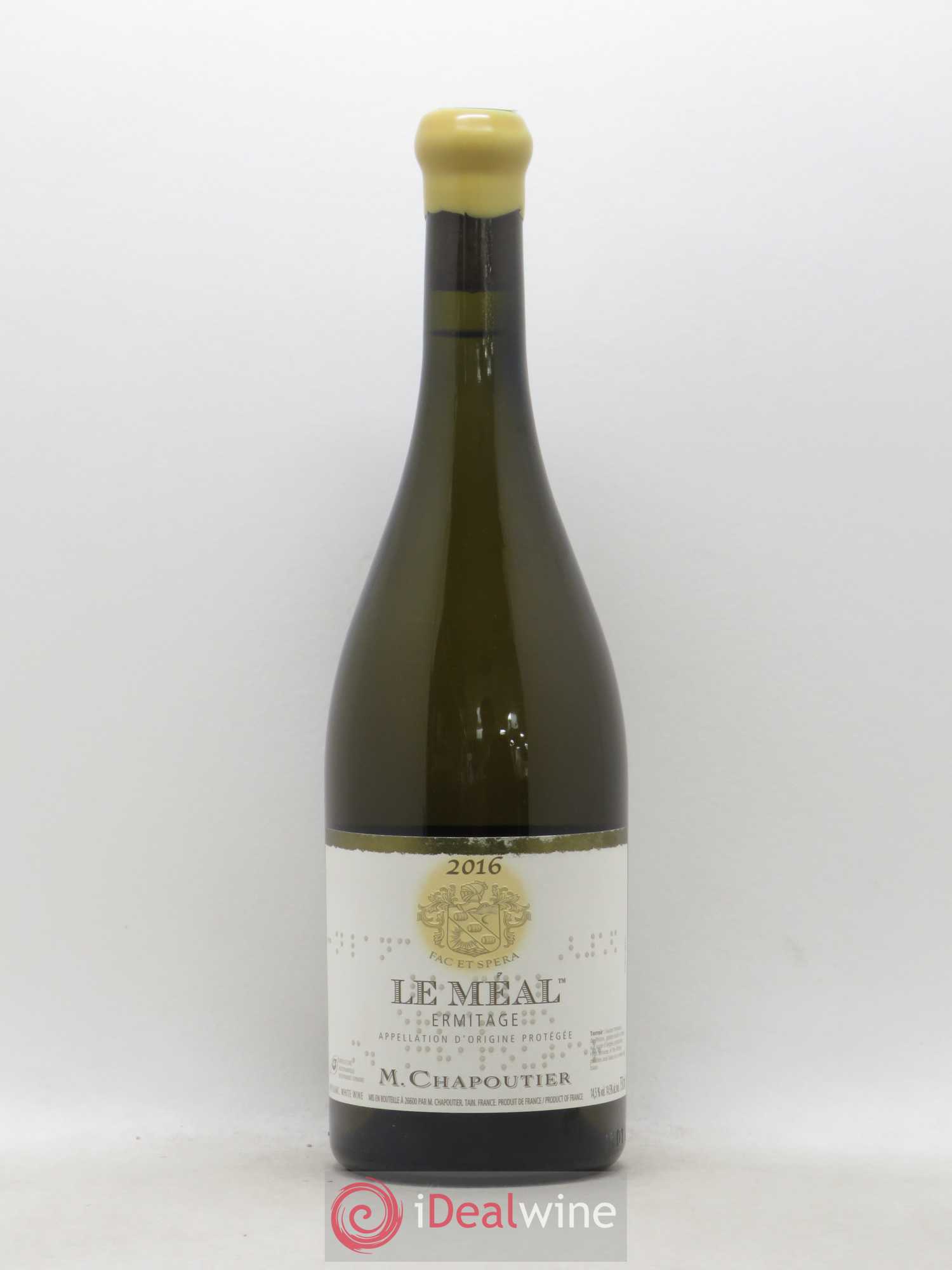 Hermitage Ermitage Le Méal Chapoutier 2016 - Lot de 1 bouteille - 0
