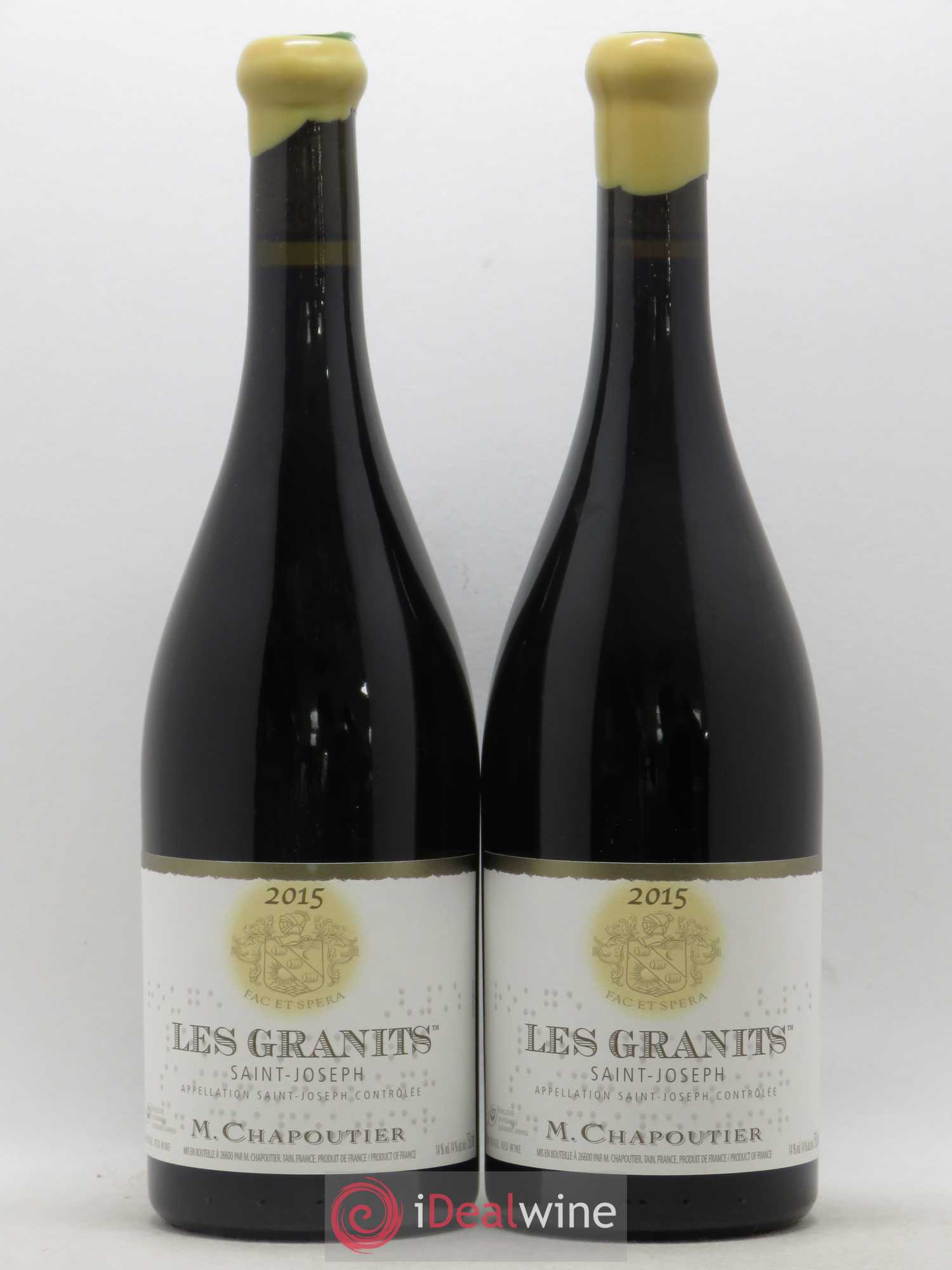 Saint-Joseph Les Granits Chapoutier 2015 - Lot de 2 bouteilles - 0