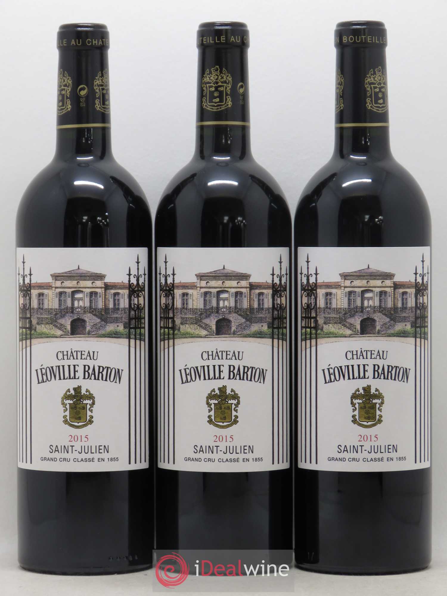 Château Léoville Barton 2ème Grand Cru Classé 2015 - Lot de 3 bouteilles - 0