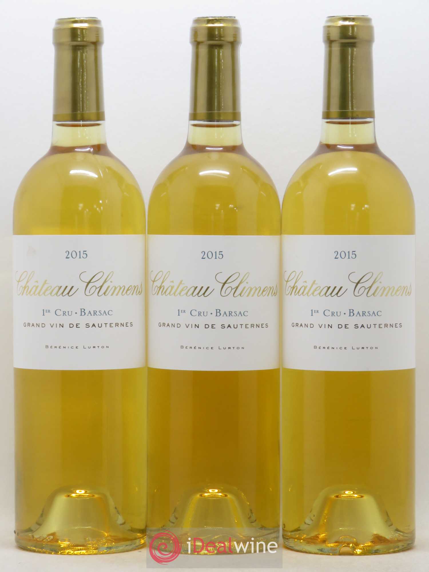 Château Climens 1er Grand Cru Classé 2015 - Lotto di 3 bottiglie - 0