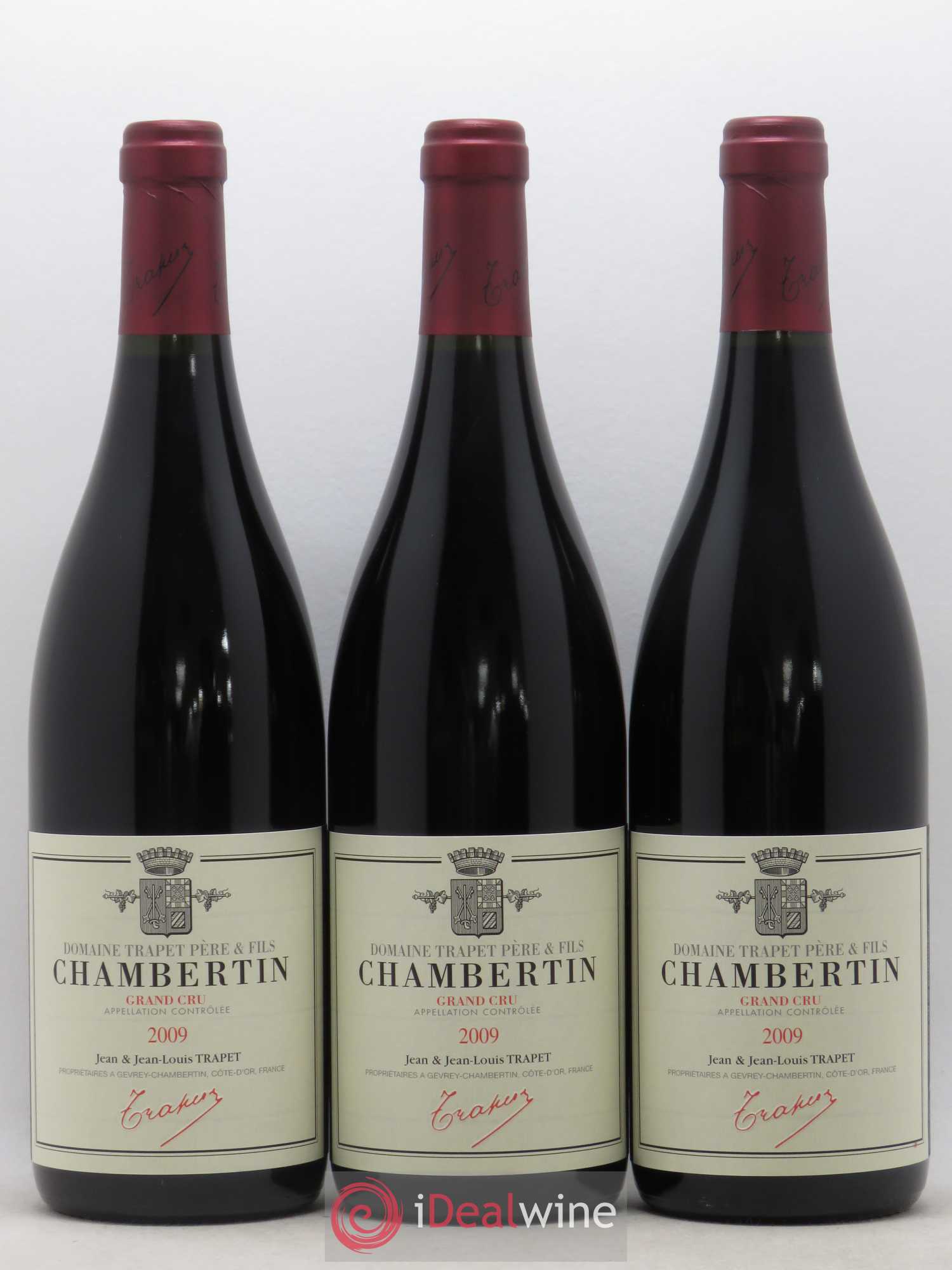 Chambertin Grand Cru Domaine Trapet 2009 - Lot de 3 bouteilles - 0
