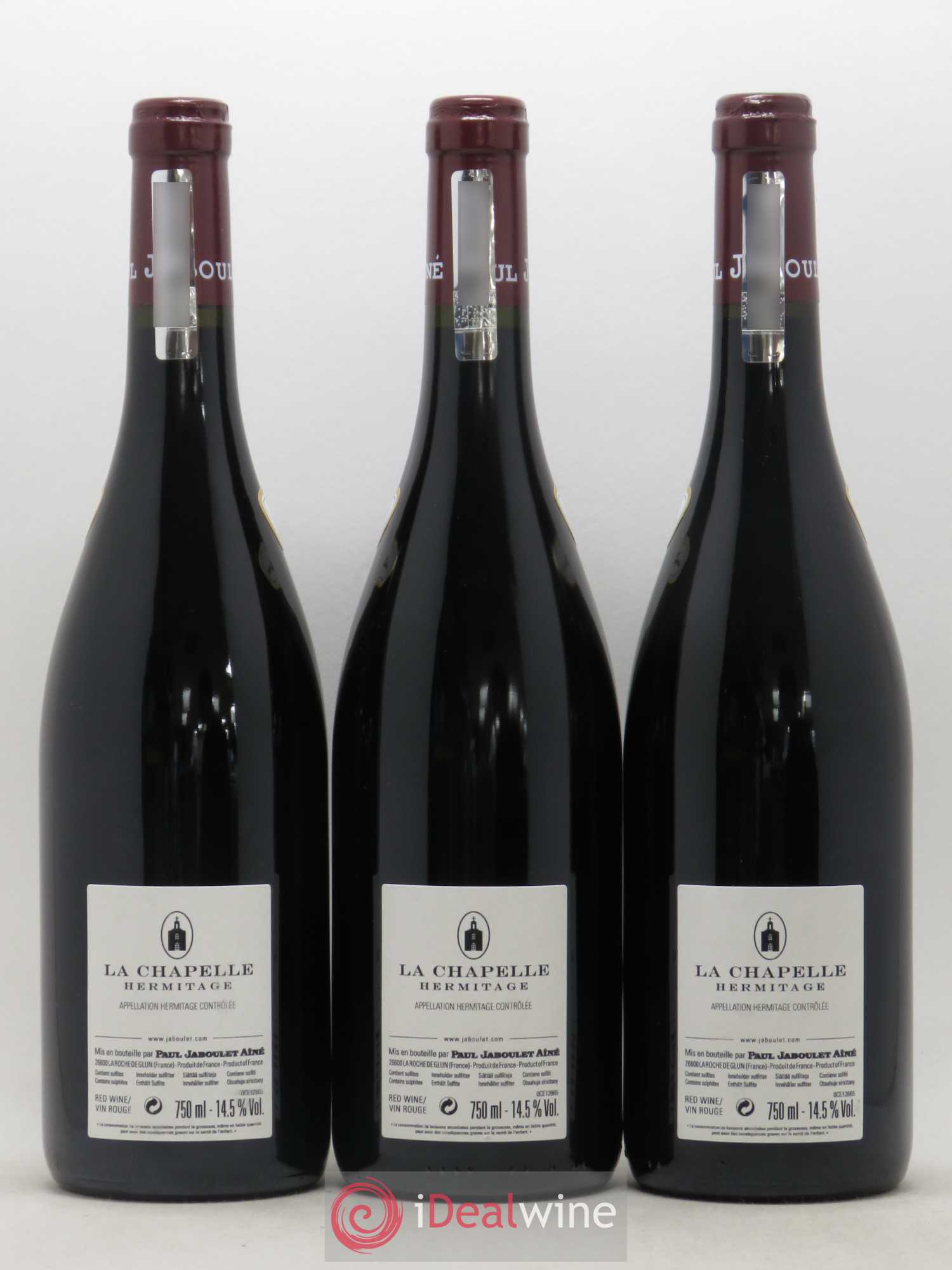 Hermitage La Chapelle Paul Jaboulet Ainé 2015 - Lot de 3 bouteilles - 1