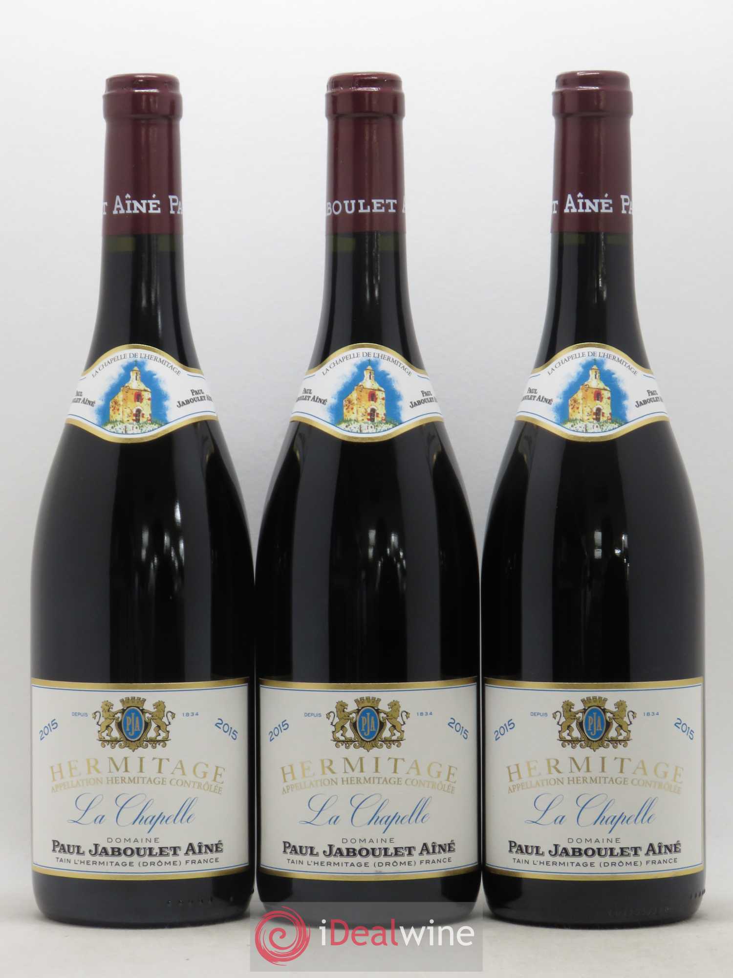 Hermitage La Chapelle Paul Jaboulet Ainé 2015 - Lot de 3 bouteilles - 0