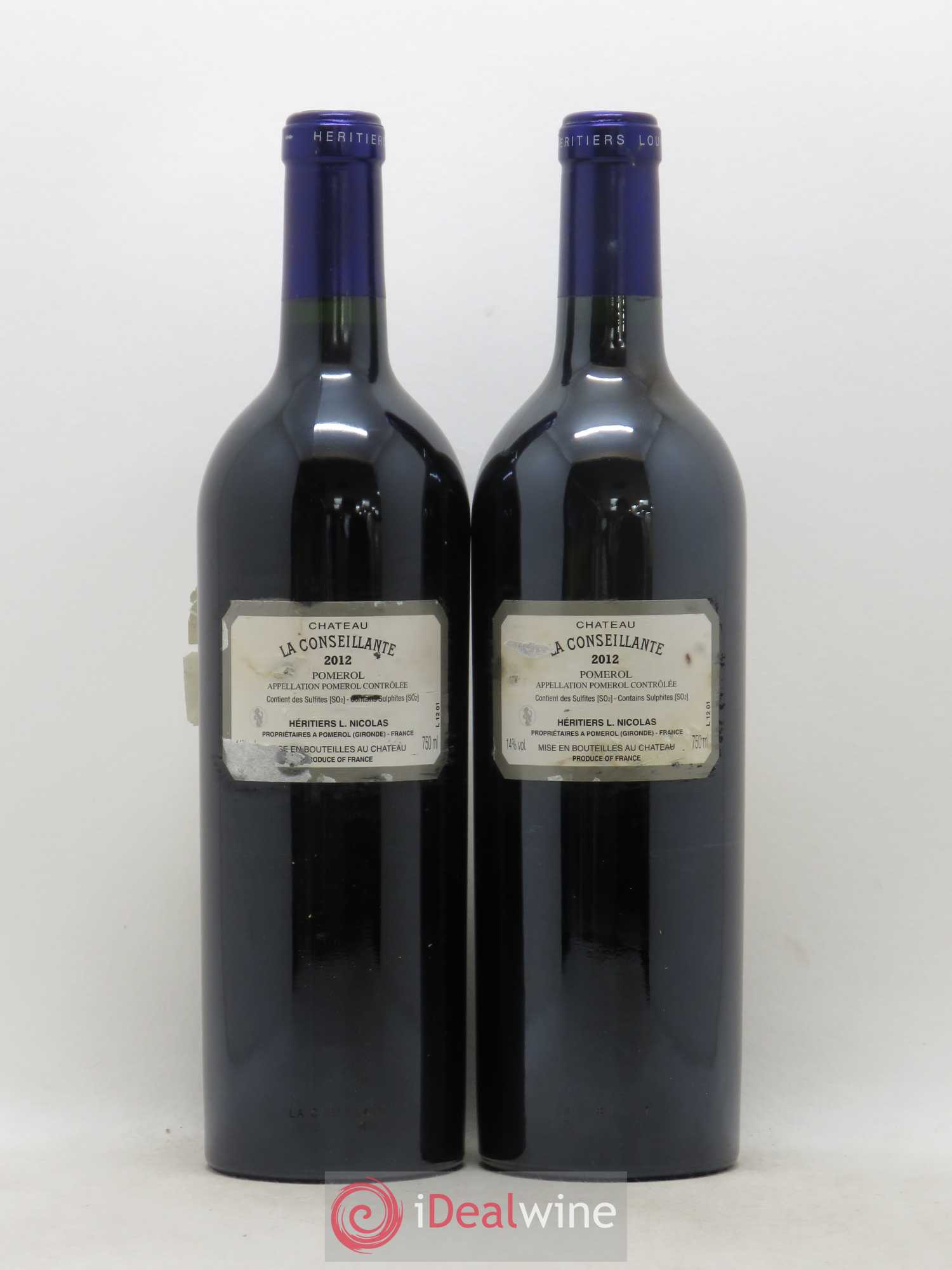 Château la Conseillante 2012 - Lot de 2 bouteilles - 1