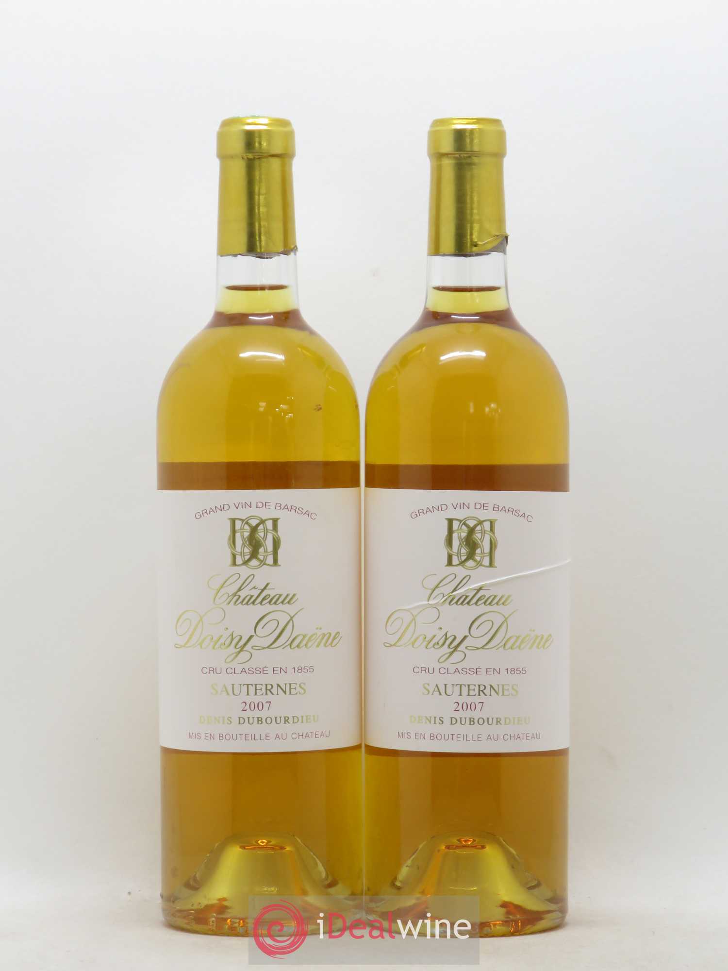 Château Doisy Daëne 2ème Grand Cru Classé 2007 - Lotto di 2 bottiglie - 0