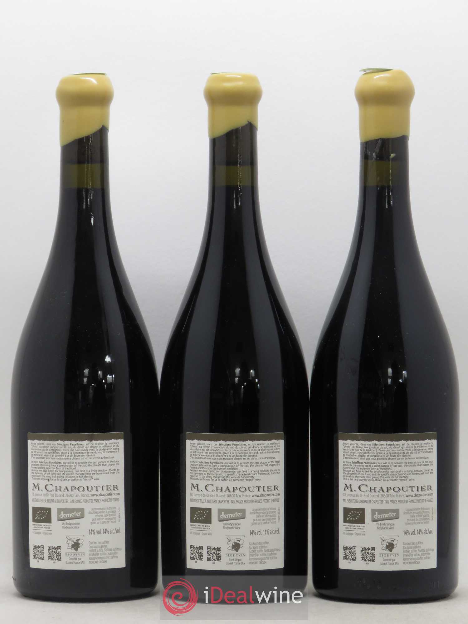 Hermitage Ermitage Le Pavillon Chapoutier 2015 - Lot de 3 bouteilles - 1