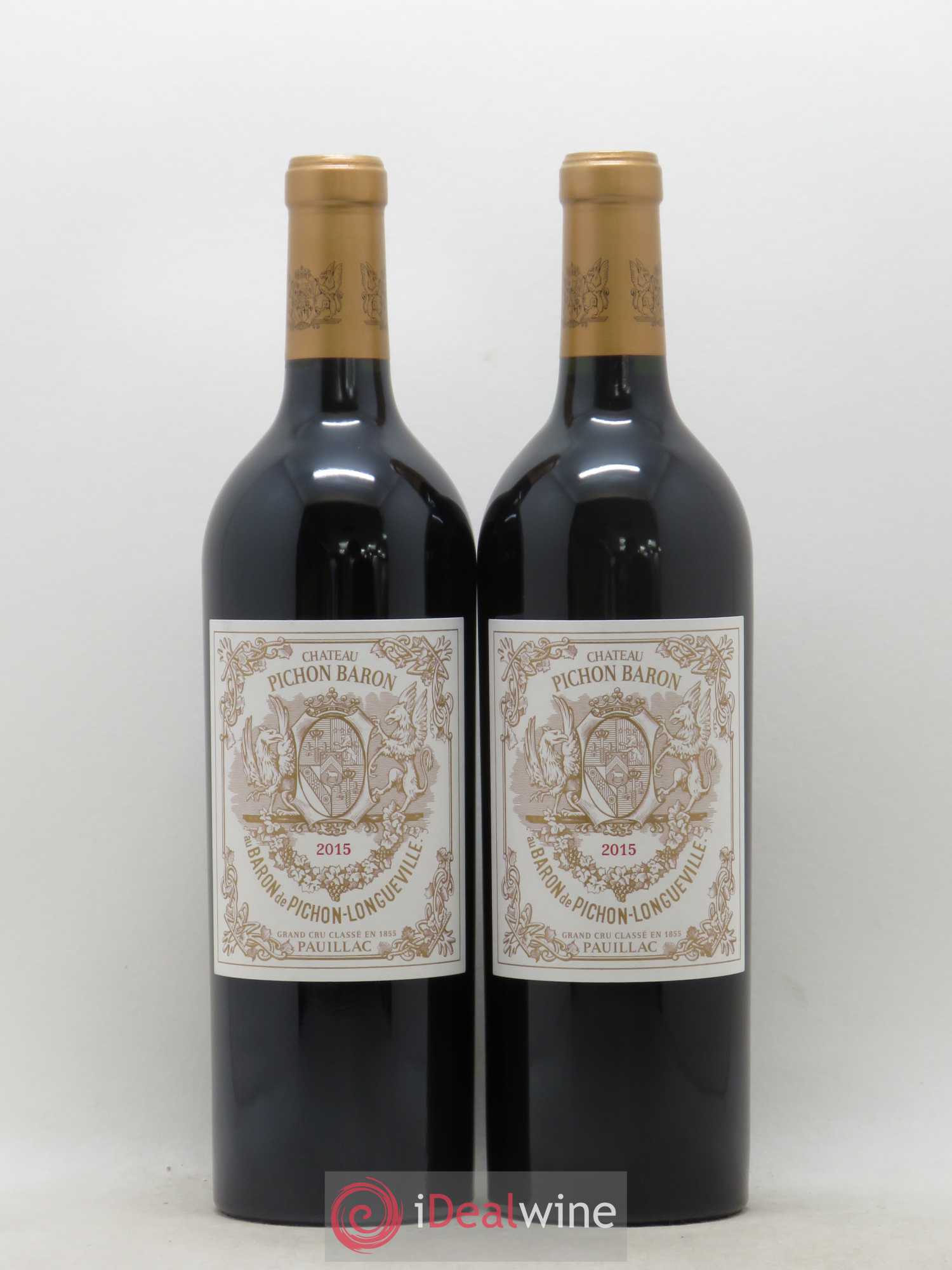 Pichon Longueville Baron 2ème Grand Cru Classé 2015 - Lot de 2 bouteilles - 0