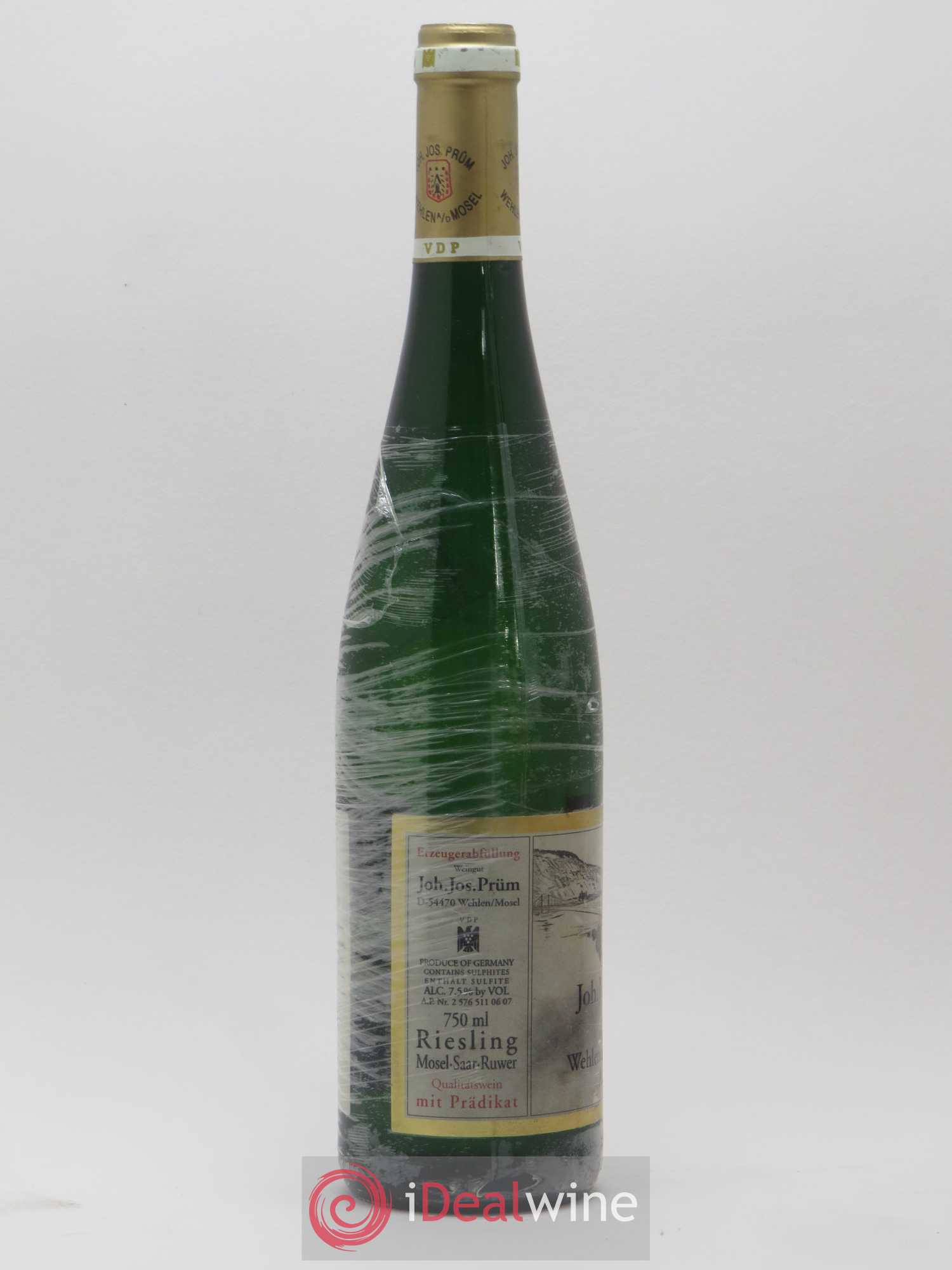 Riesling Joh. Jos. Prum Wehlener Sonnenuhr Auslese Gold Capsule 2005 - Lot de 1 bouteille - 1