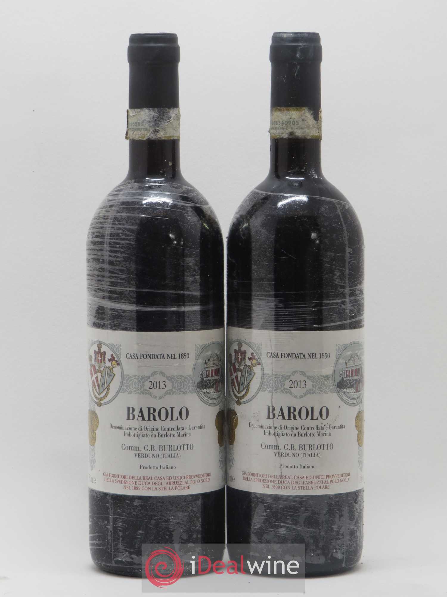 Barolo DOCG Comm. Giovan Battista Burlotto 2013 - Lot de 2 bouteilles - 0