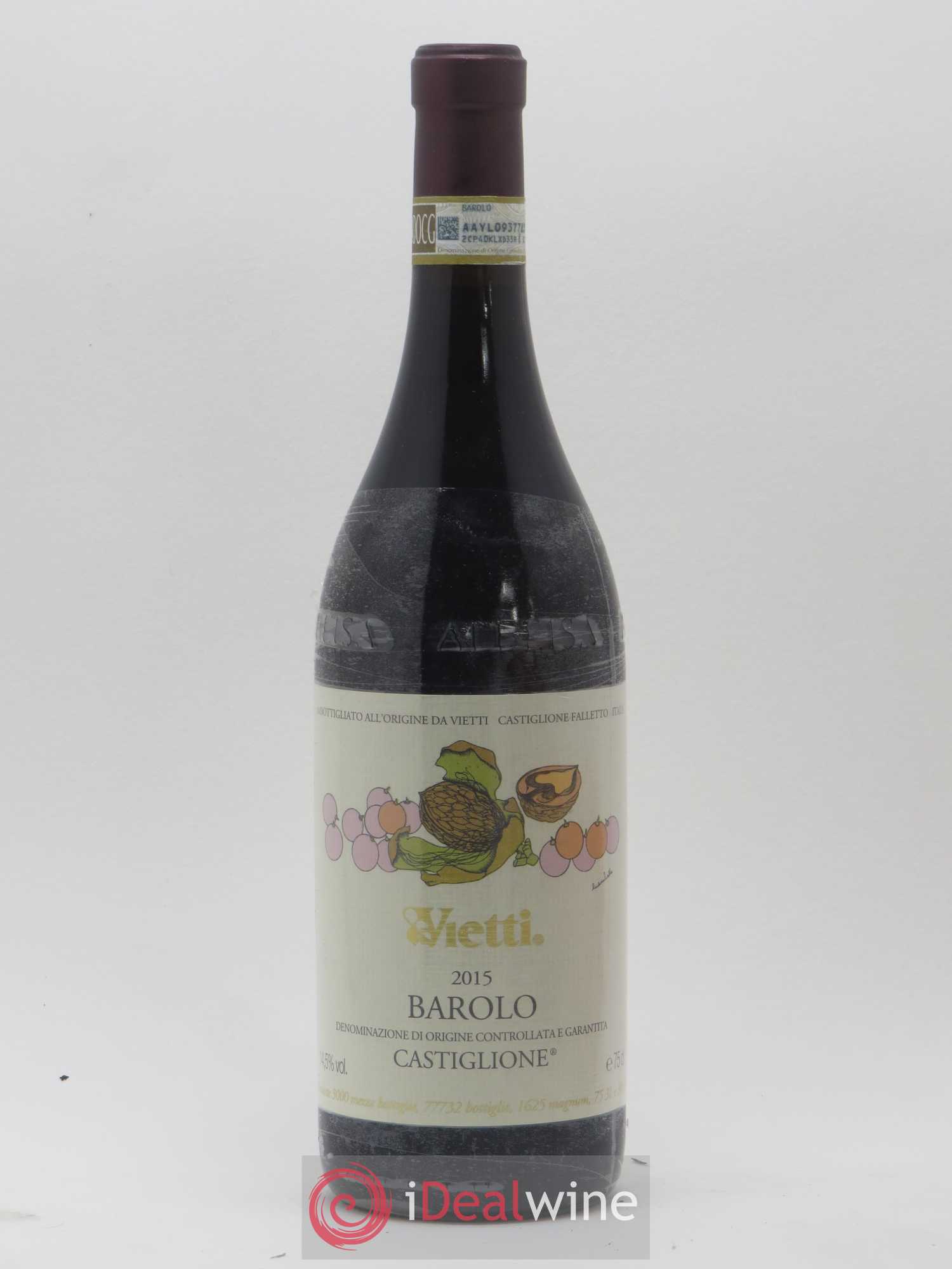 Barolo DOCG Castiglione Vietti 2015 - Lot de 1 bouteille - 0