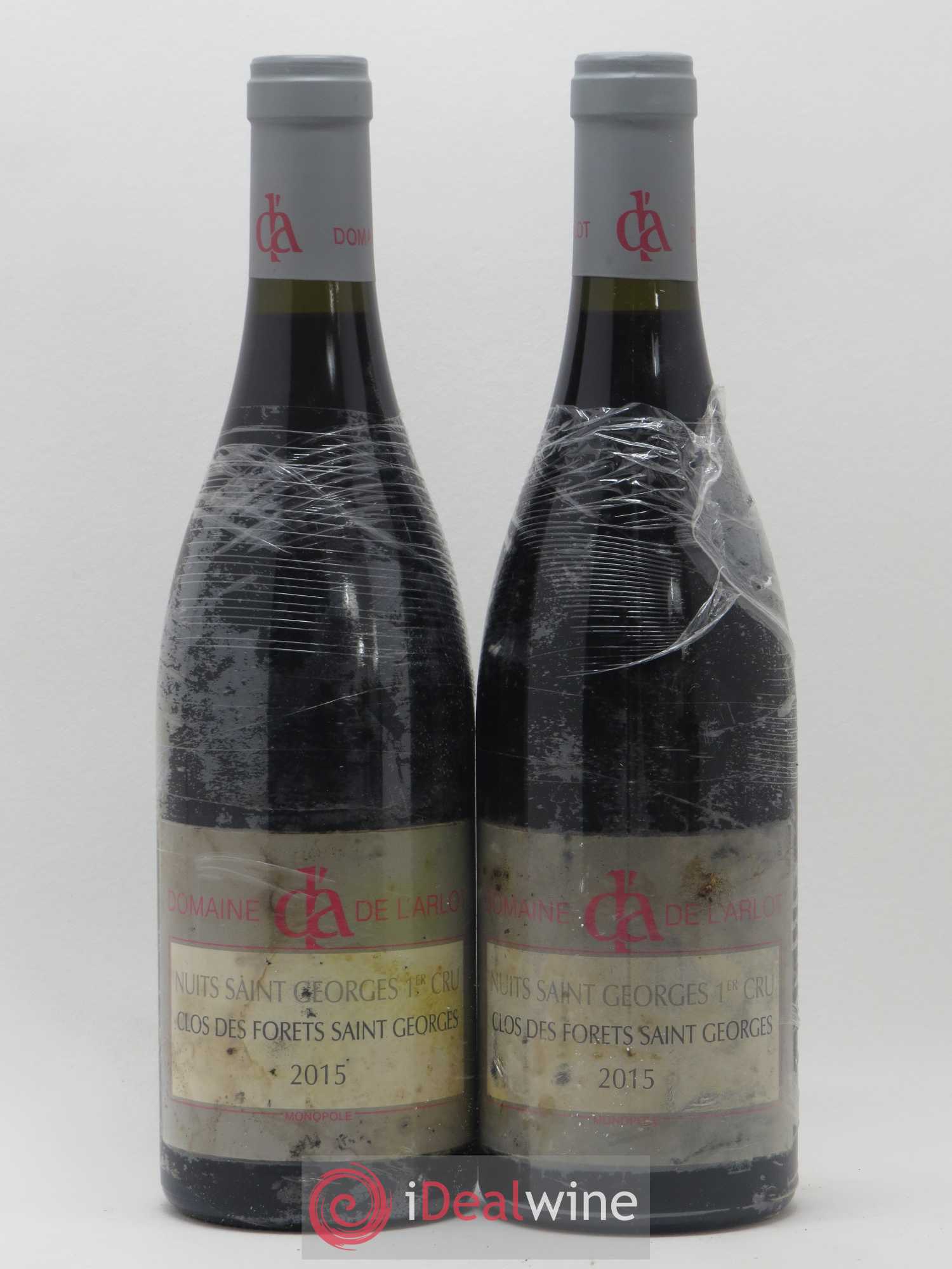 Nuits-Saint-Georges 1er Cru Clos des Forêts Saint-Georges Domaine de l'Arlot 2015 - Lot de 2 bouteilles - 0