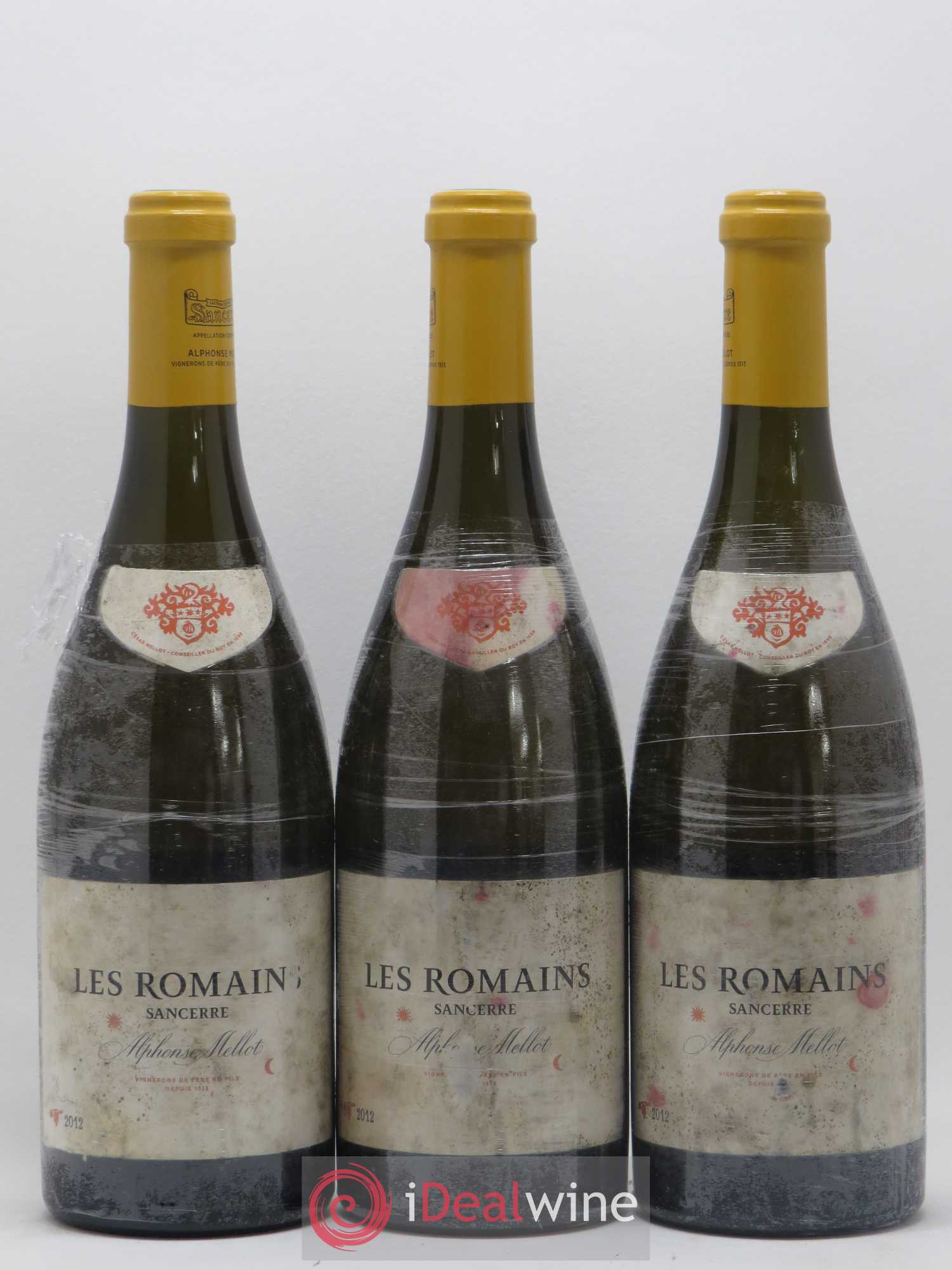 Sancerre Les Romains Alphonse Mellot 2012 - Lot de 3 bouteilles - 0