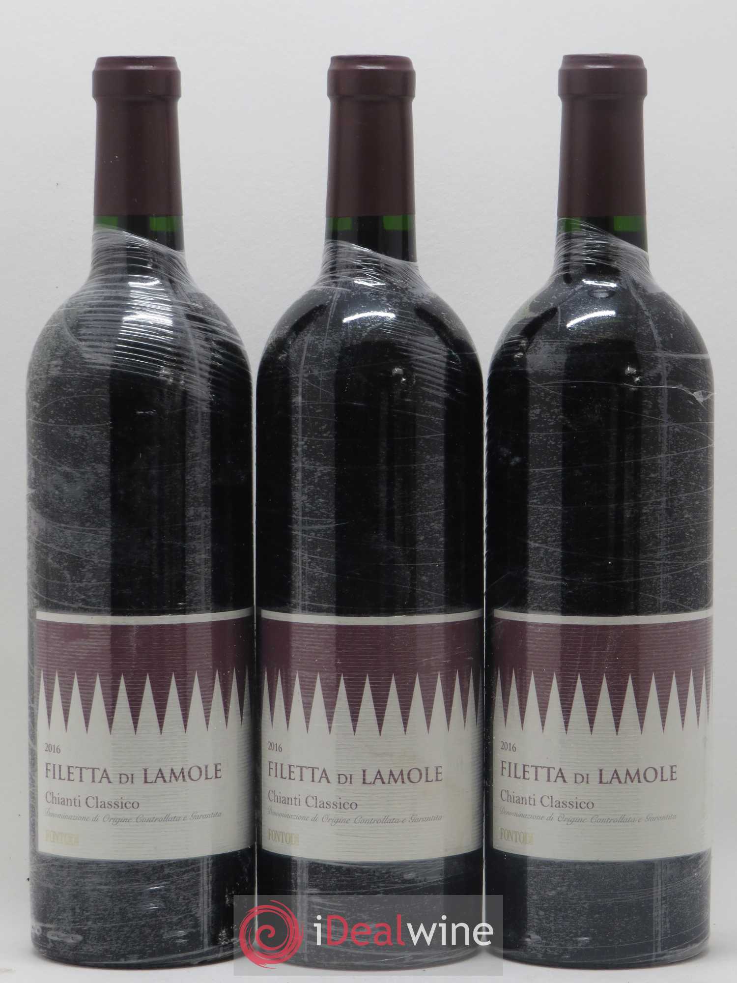Chianti DOCG Classico Tenuta Fontodi - Filetta di Lamole 2016 - Posten von 3 Flaschen - 0