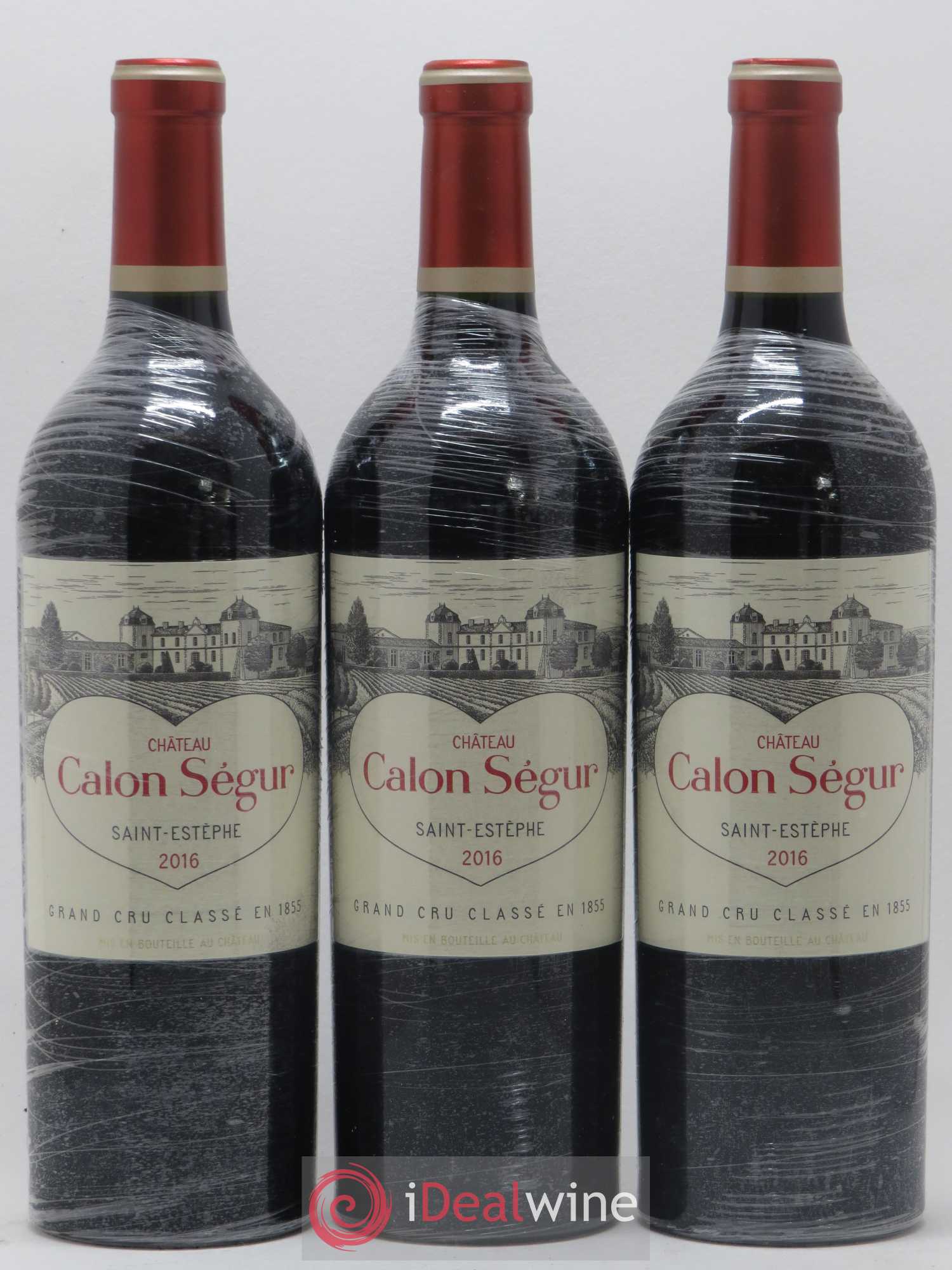Château Calon Ségur 3ème Grand Cru Classé 2016 - Lot de 3 bouteilles - 0