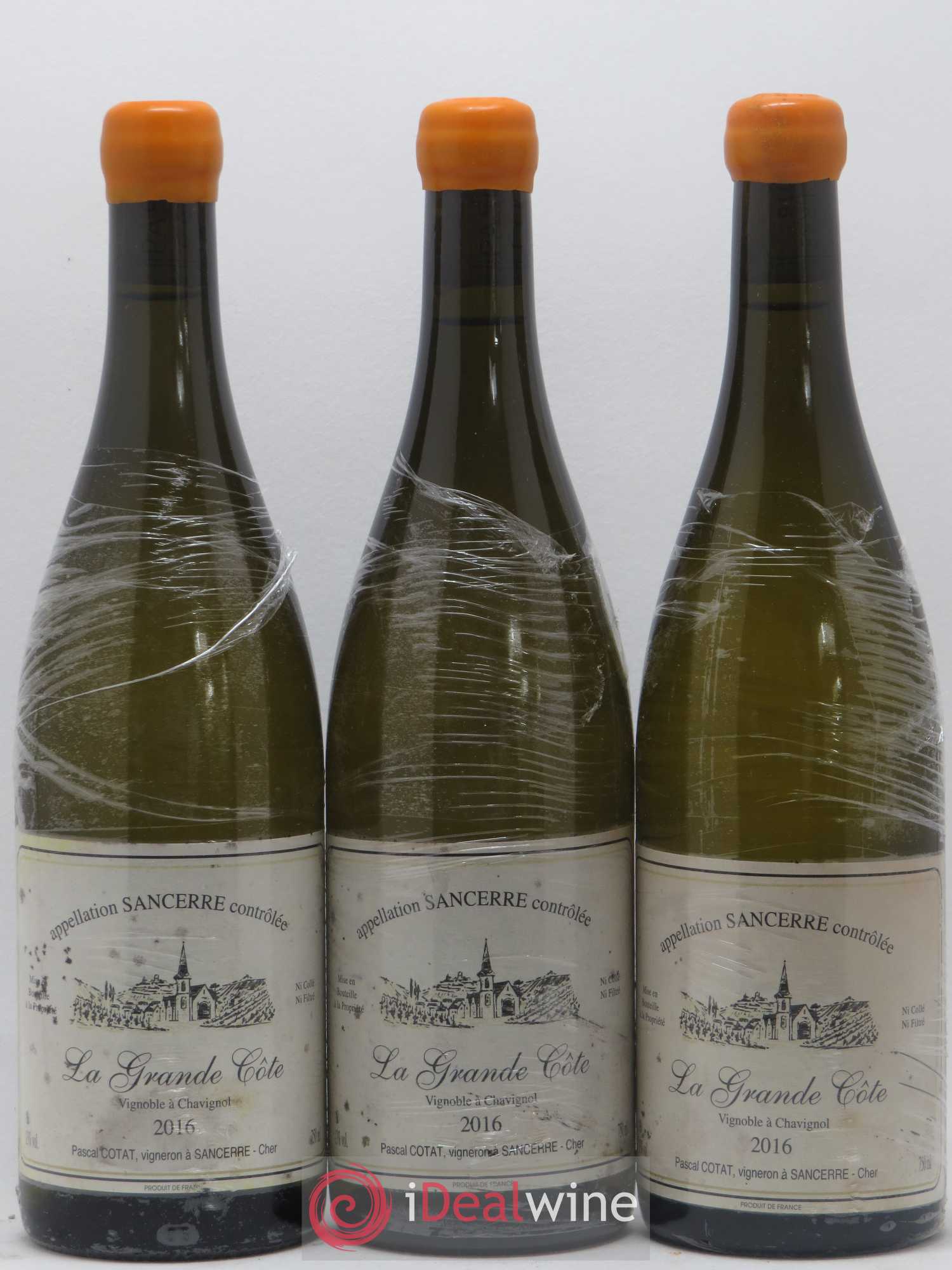 Sancerre La Grande Côte Pascal Cotat 2016 - Lot de 3 bouteilles - 0