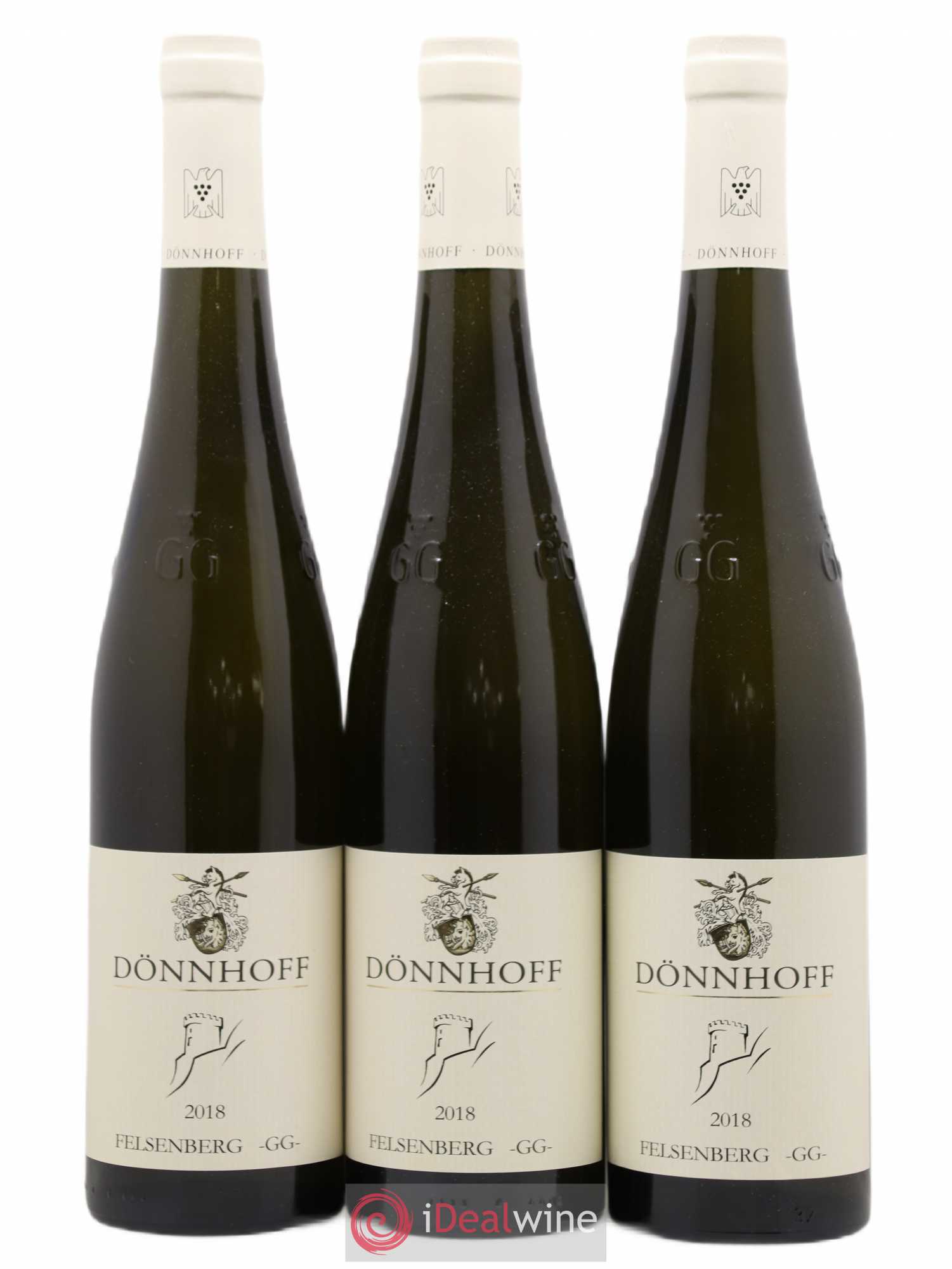 Riesling Donnhoff Trocken Schlossböckelheimer Felsenberg GG 2018 - Posten von 3 Flaschen - 0