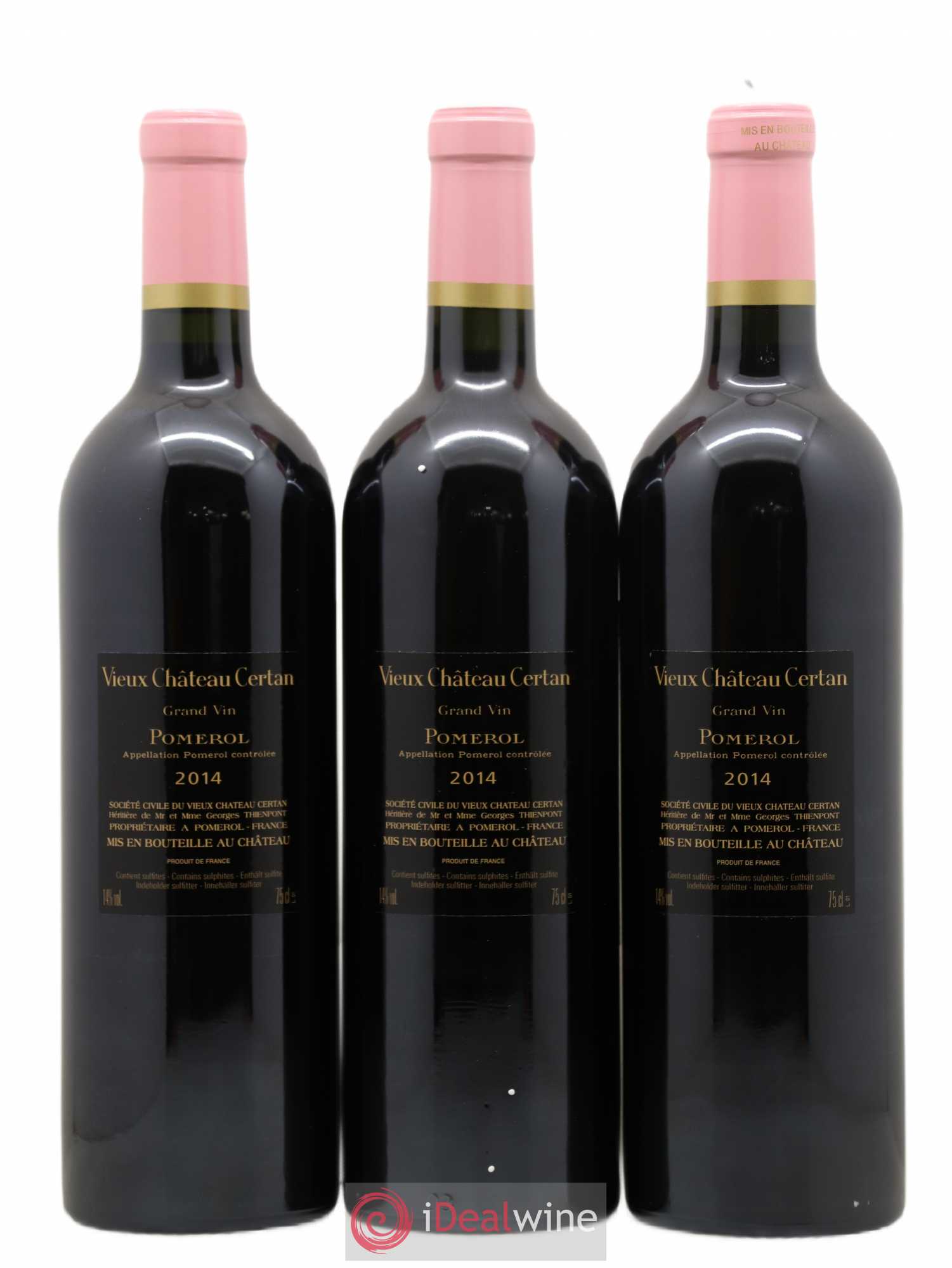 Vieux Château Certan 2014 - Lot de 3 bouteilles - 1