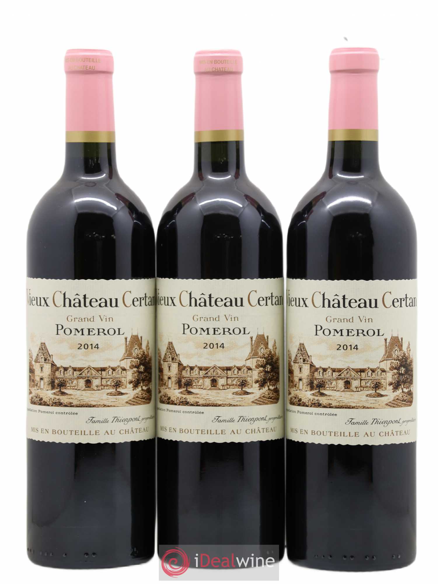 Vieux Château Certan 2014 - Lot de 3 bouteilles - 0