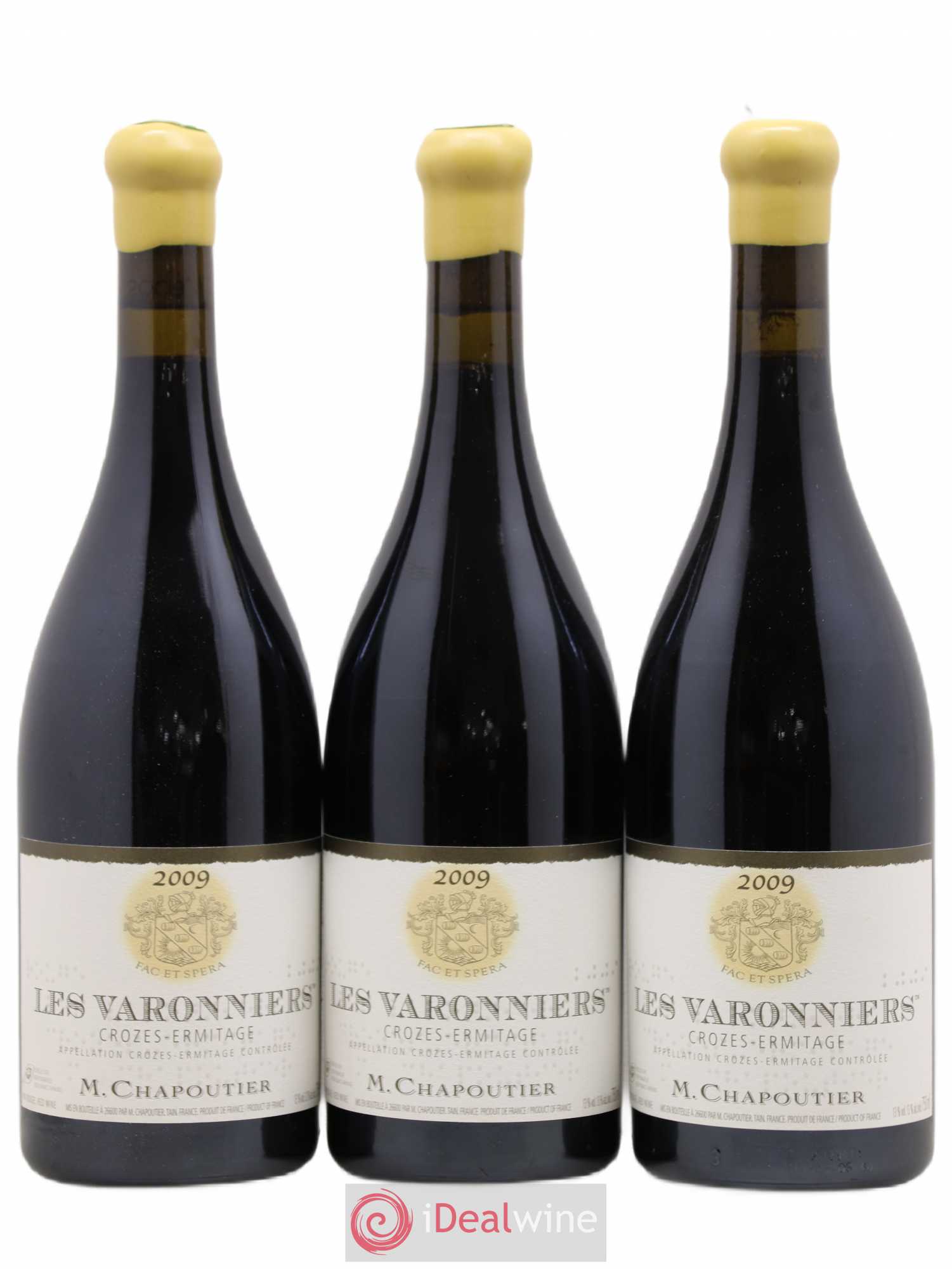 Crozes-Hermitage Les Varonniers Chapoutier 2009 - Lot de 3 bouteilles - 0
