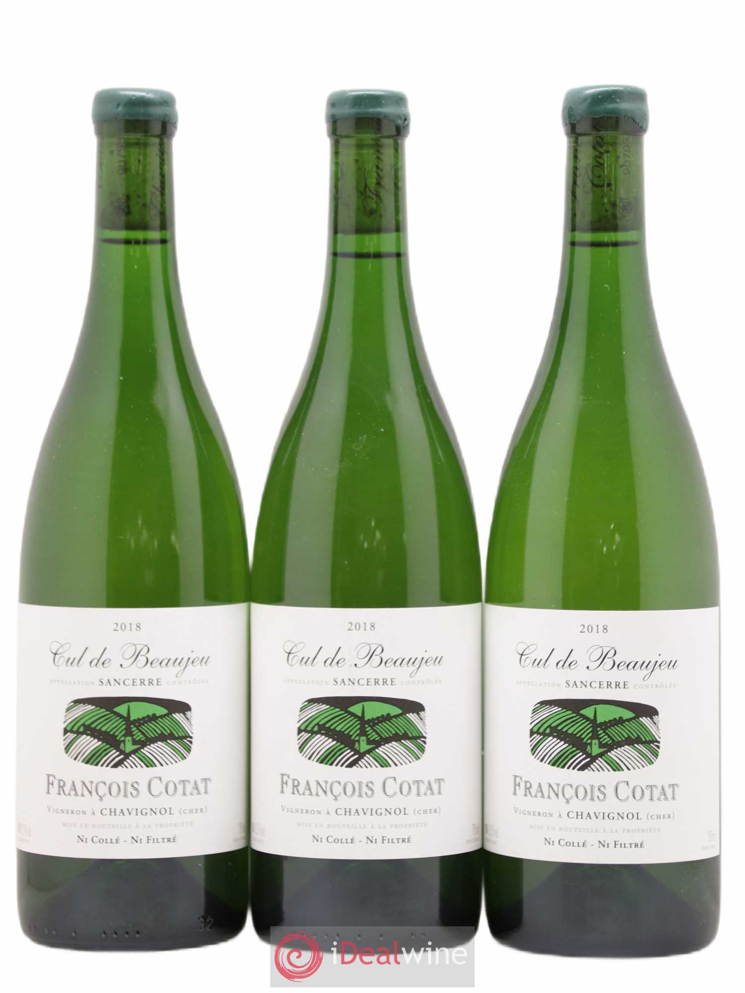 Sancerre Les Culs de Beaujeu François Cotat 2018 - Lot de 3 bouteilles - 0