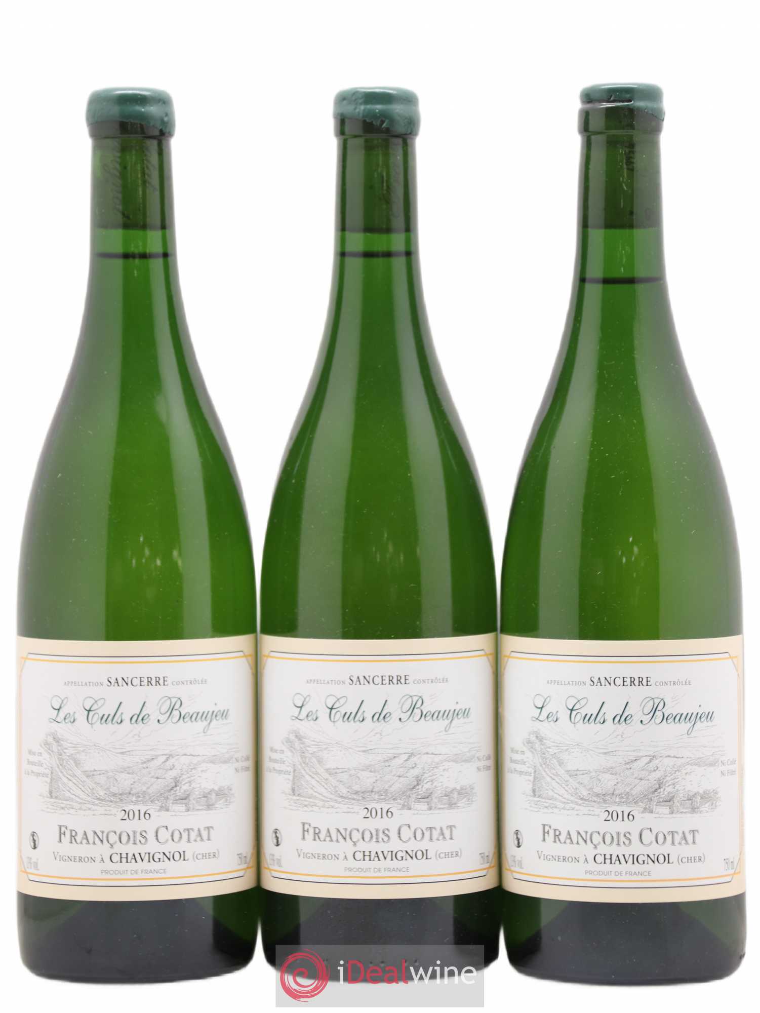 Sancerre Les Culs de Beaujeu François Cotat 2016 - Lot de 3 bouteilles - 0