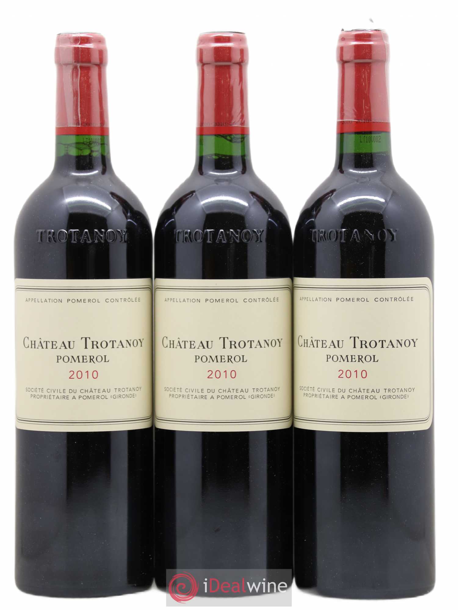 Château Trotanoy 2010 - Lot de 3 bouteilles - 0