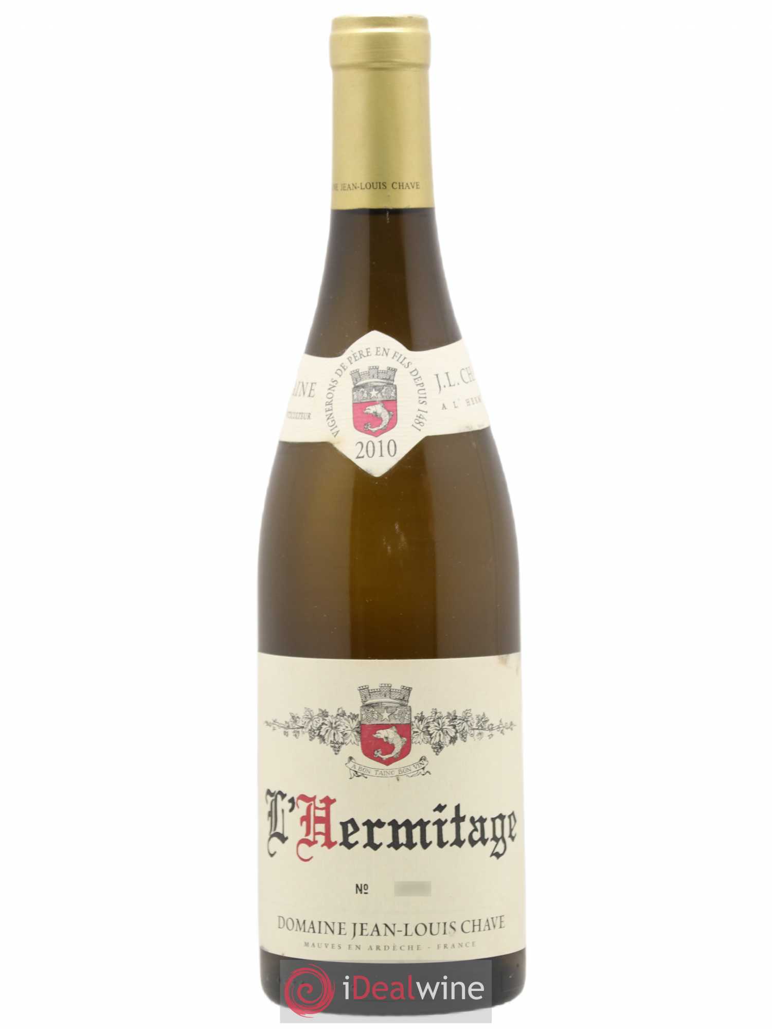 Hermitage Jean-Louis Chave 2010 - Lot de 1 bouteille - 0